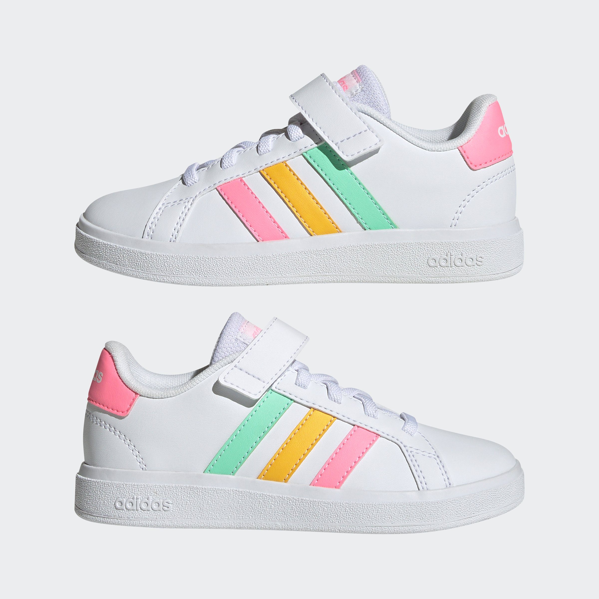 adidas Sportswear Klittenbandschoenen GRAND COURT 2.0 KIDS Design geïnspireerd op de adidas Superstar