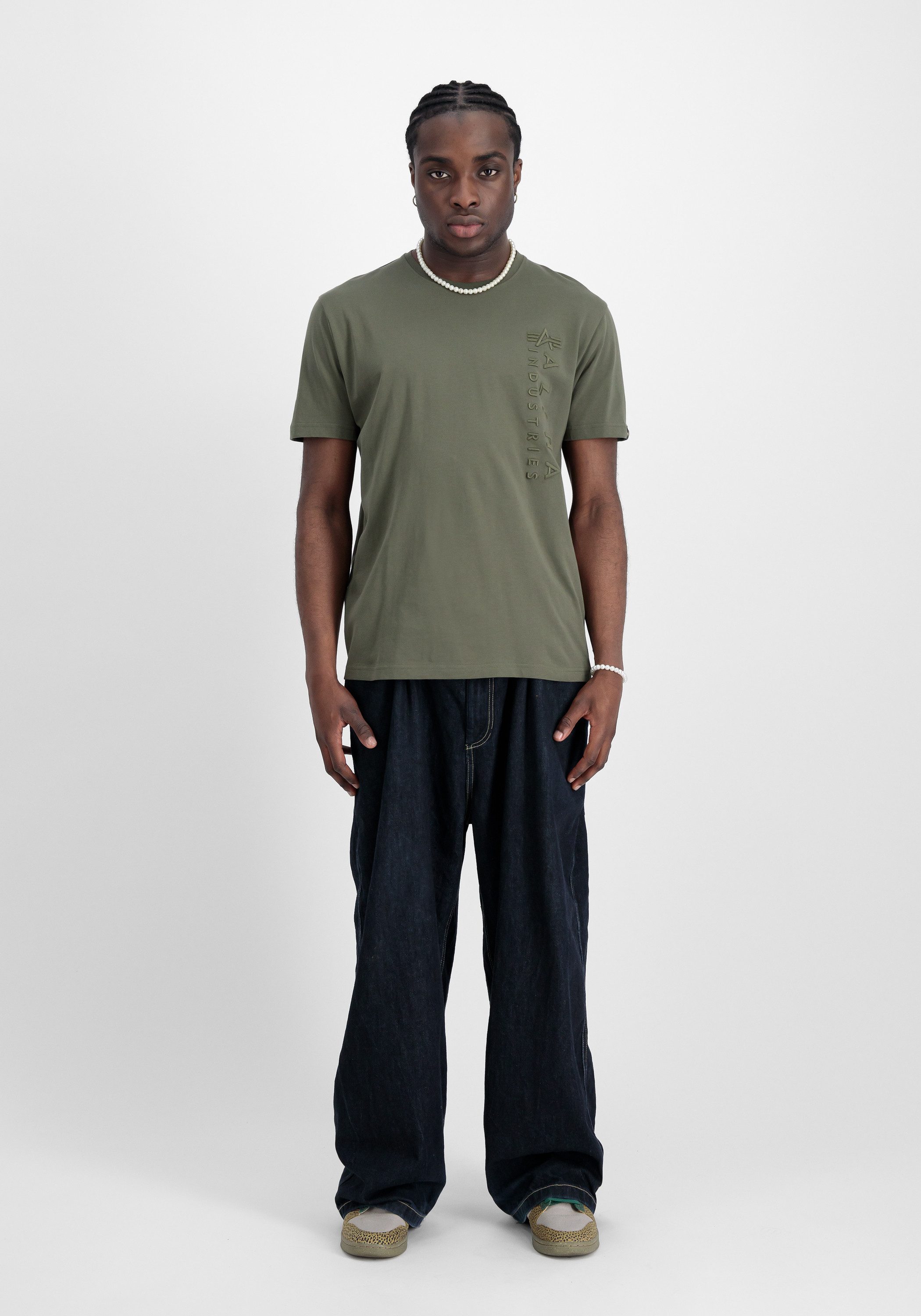 Alpha Industries T-shirt Men T-Shirts Embroidery T-Shirt