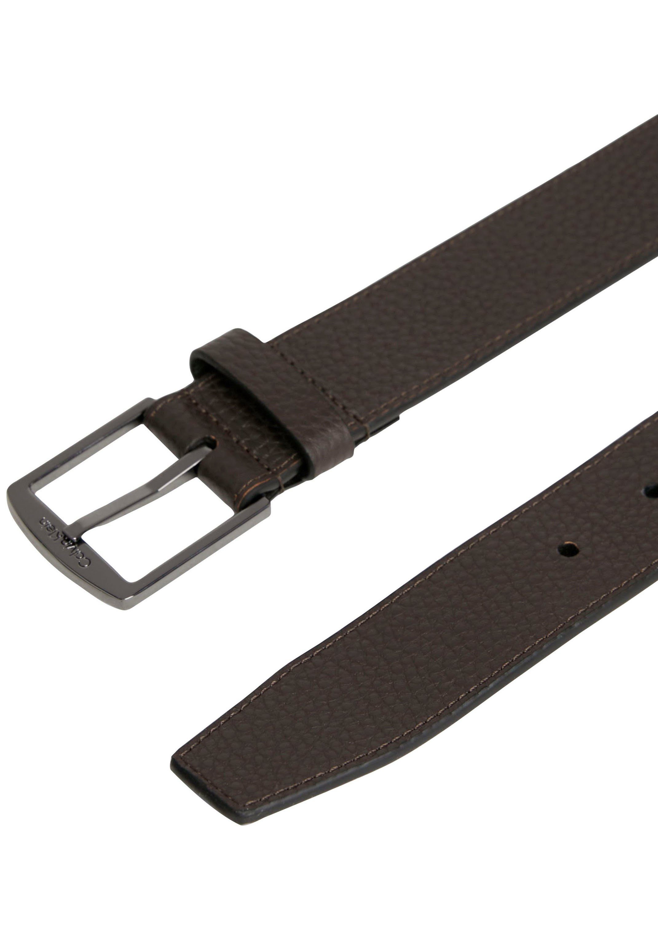 Calvin Klein Leren riem CK CASUAL PB 35MM