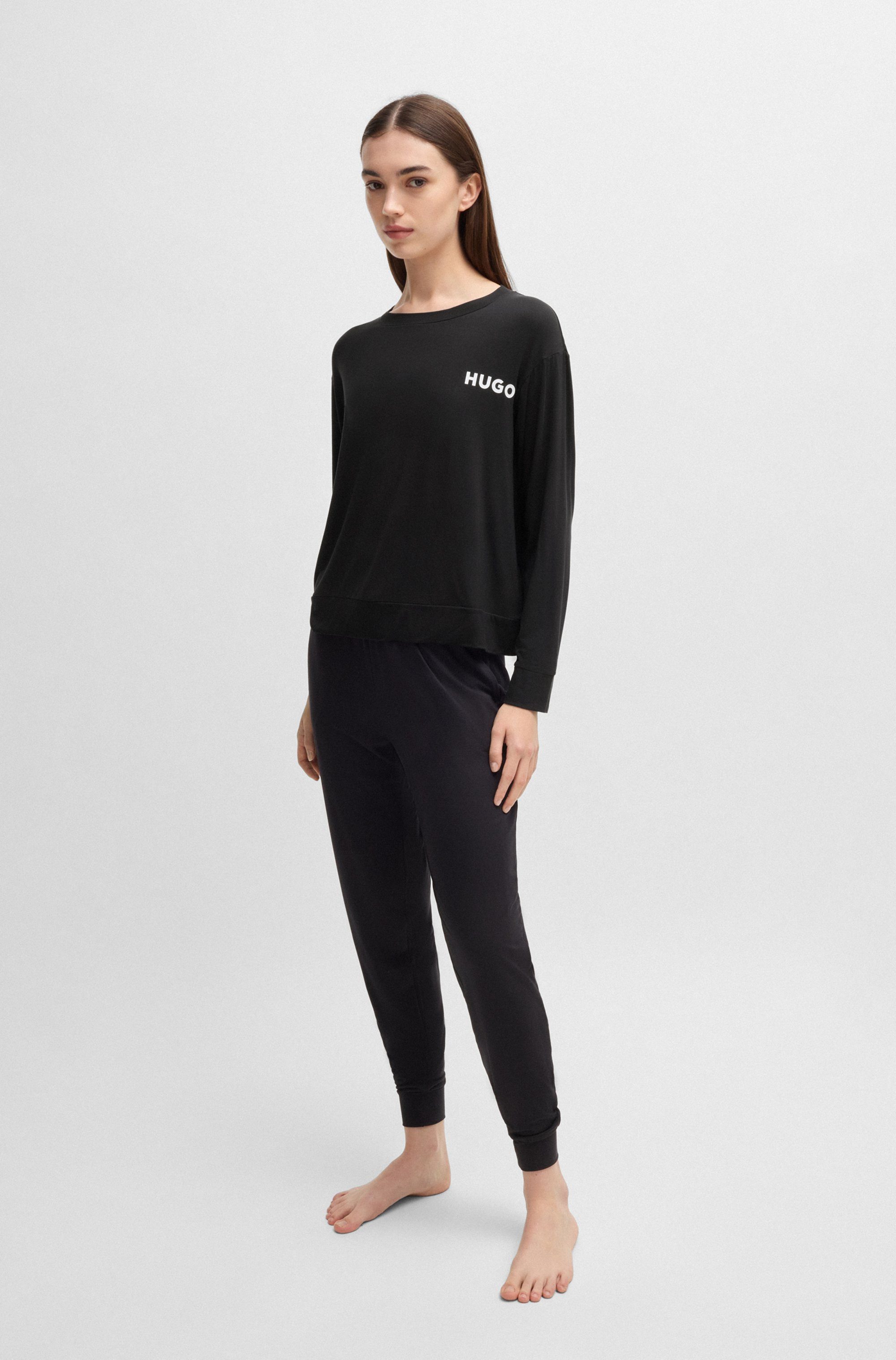 HUGO underwear Shirt met lange mouwen UNITE_LS-SHIRT met een ronde hals