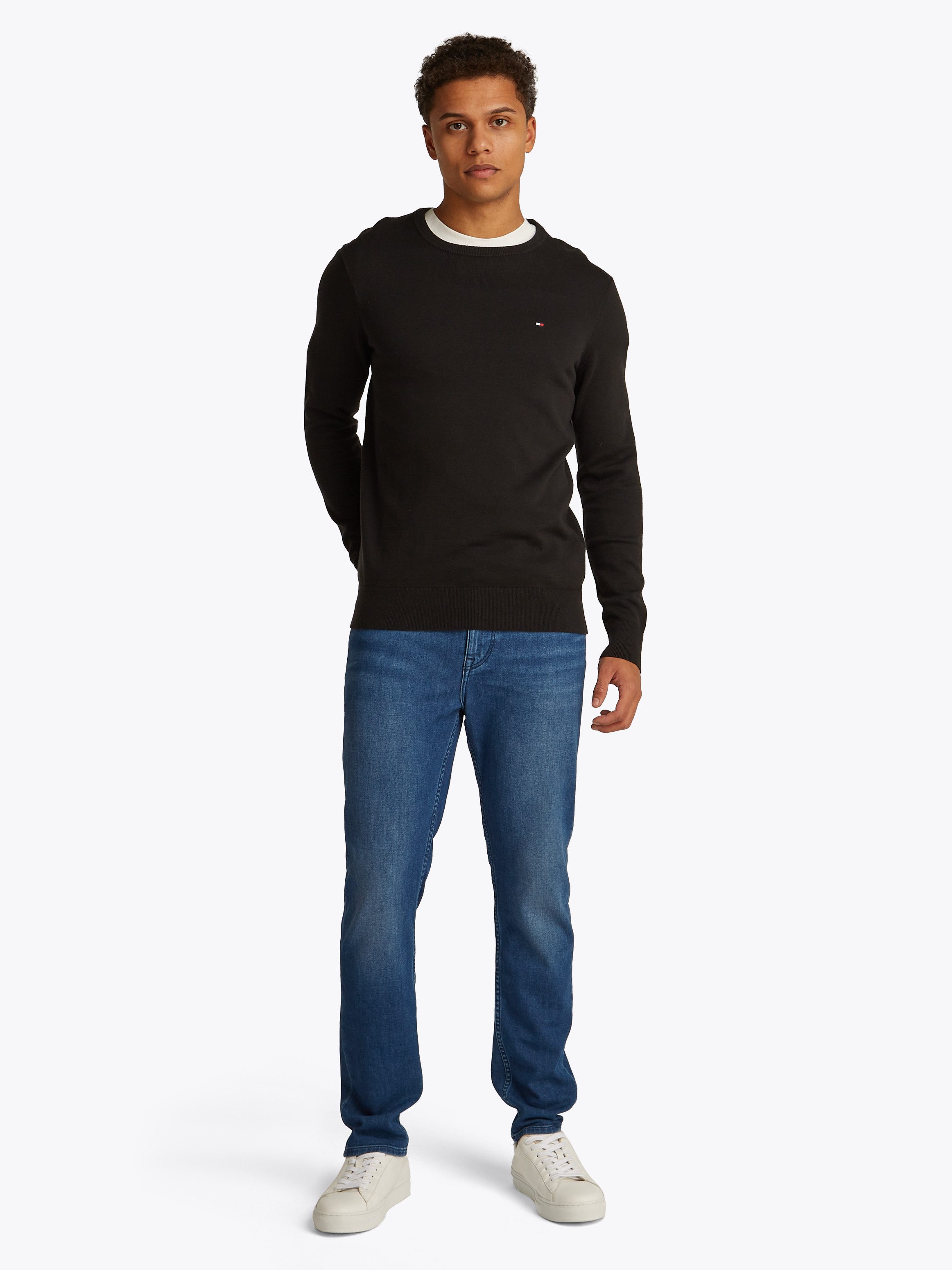 Tommy Hilfiger Trui met ronde hals ESSENTIAL COTTON CREW NECK