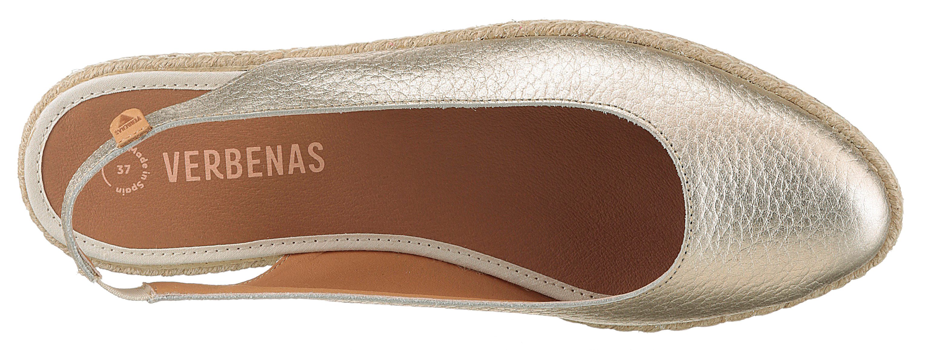 VERBENAS Sandalen met slingbandje Kiara Nucleo Metal