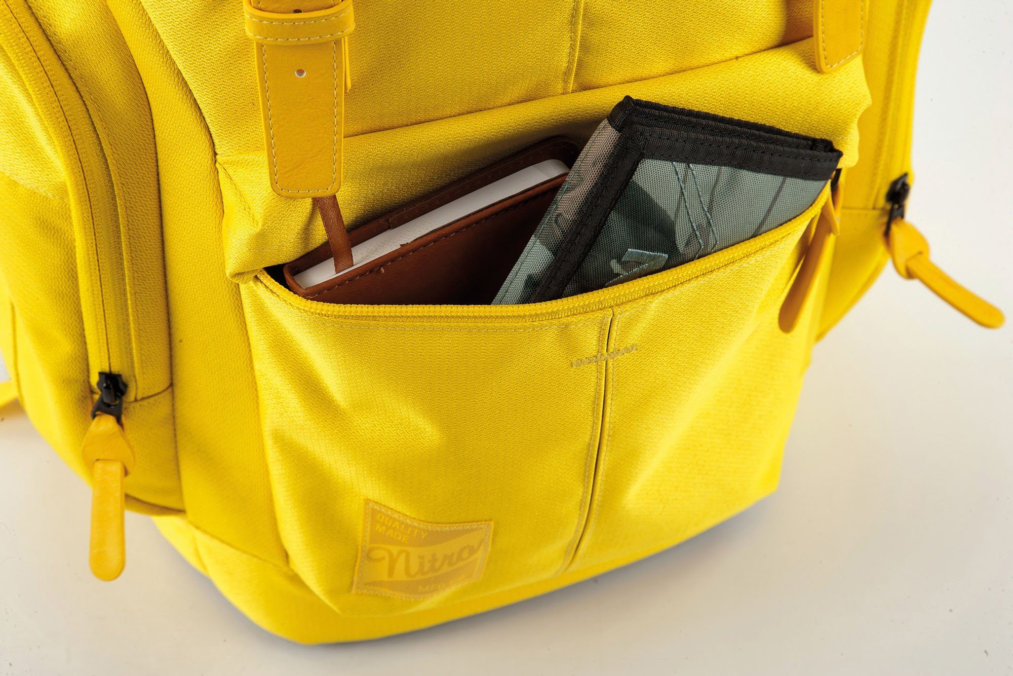 NITRO Vrijetijdsrugzak Daypacker met laptopvak, schoolrugzak, wandelaarsrugzak of streetpack
