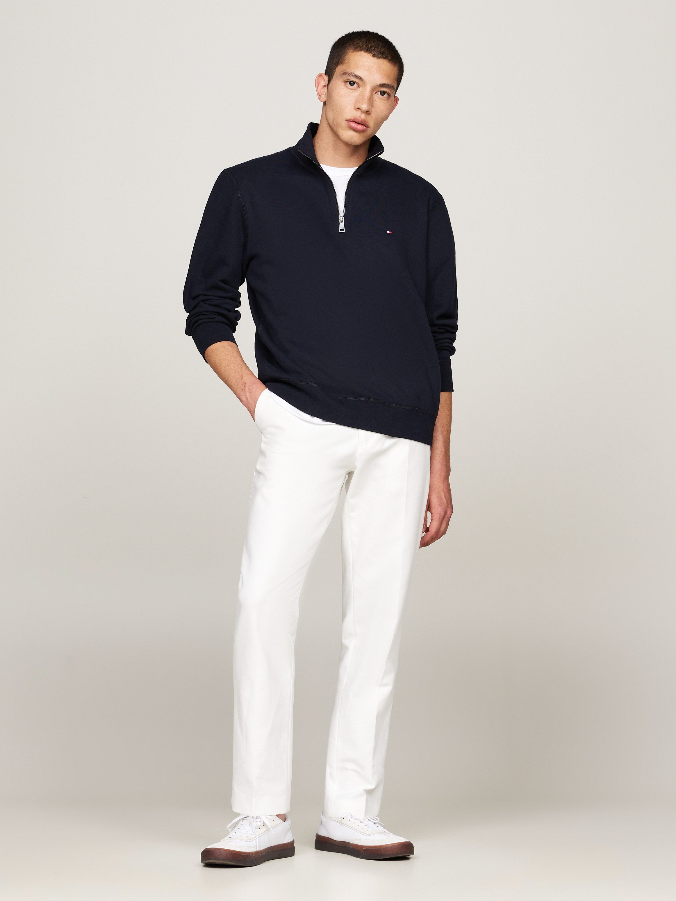 Tommy Hilfiger Sweatshirt ESSENTIAL FLEECE 1/4 ZIP