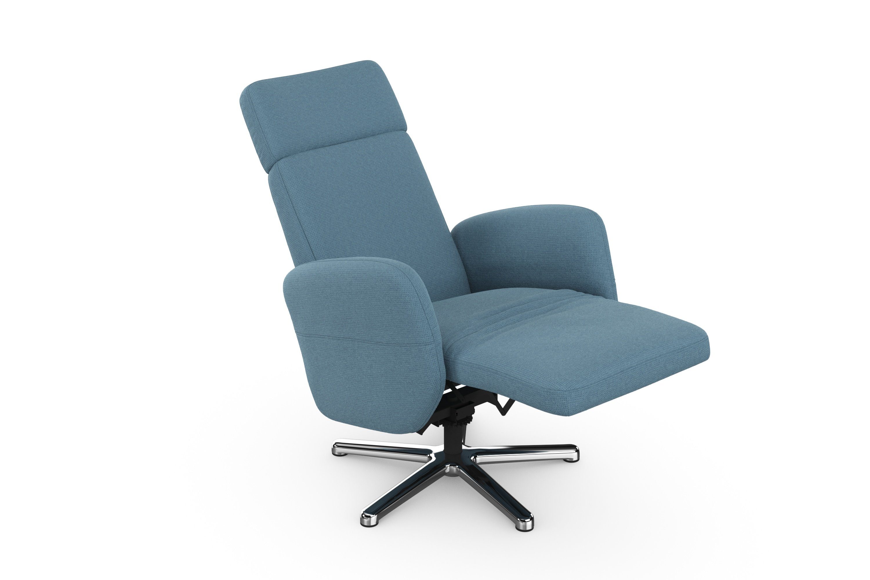 sit&more Relaxfauteuil Grenoble, incl. hoofdsteunverstelling en bekabelde afstandsbediening