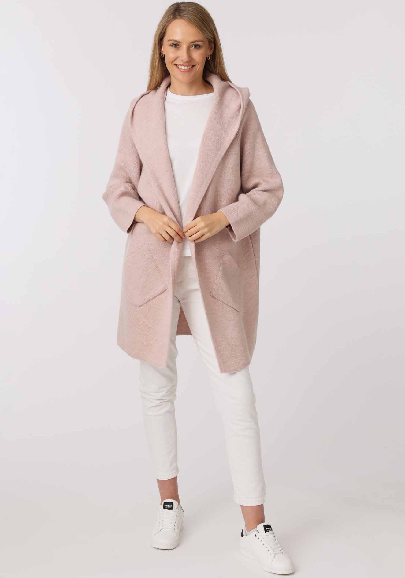 Zwillingsherz Vest zachte grip, losse pasvorm, met wol en alpaca