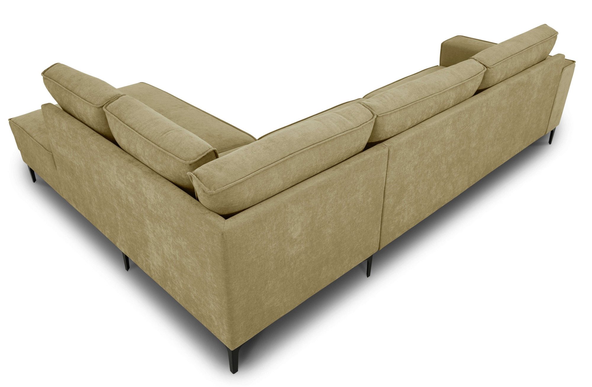 Places of Style Hoekbank Oland, structuur, platweefsel, luxe microvezel, bouclé