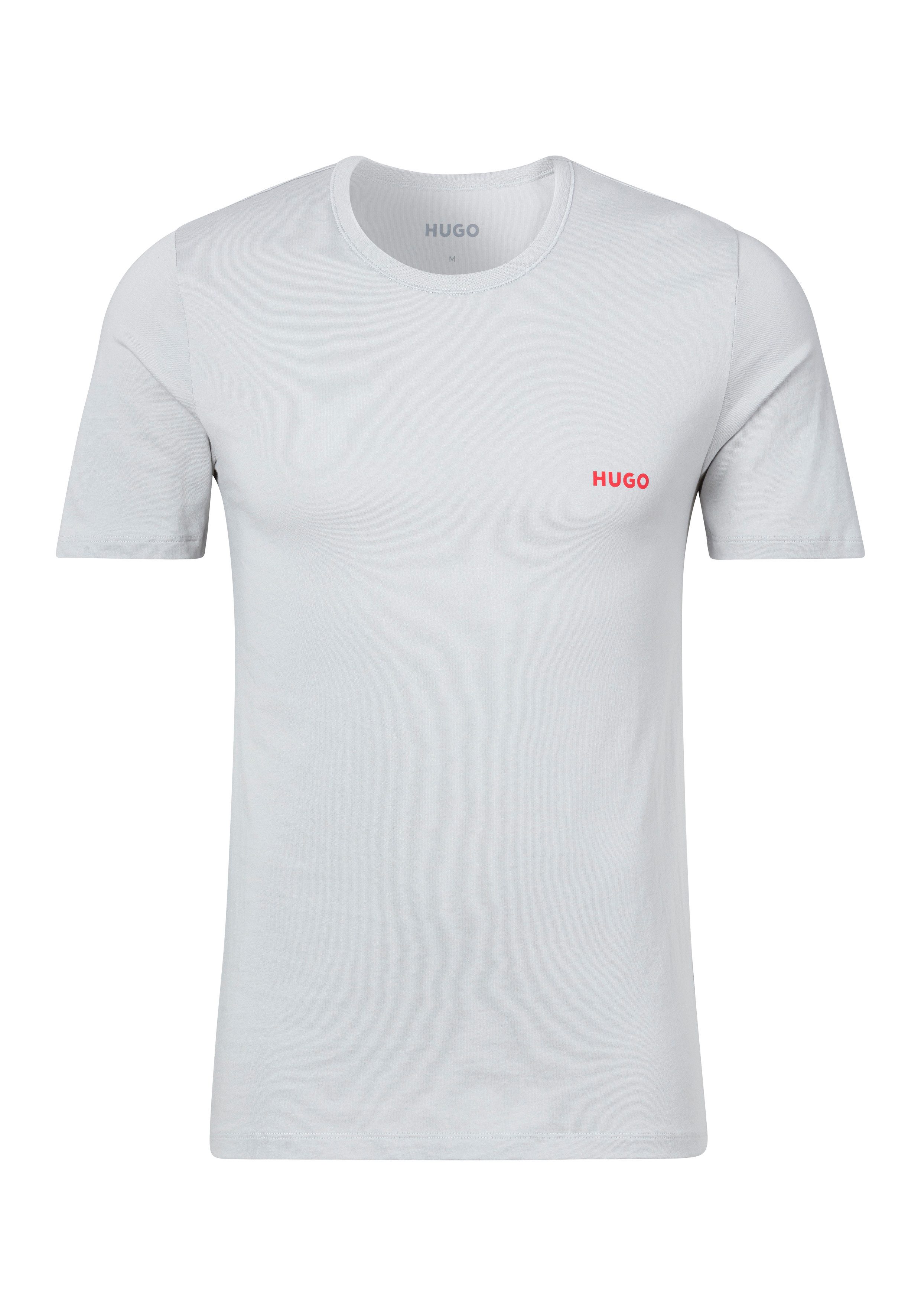 HUGO underwear T-shirt RN TRIPL met een ronde hals (set 3-delig)