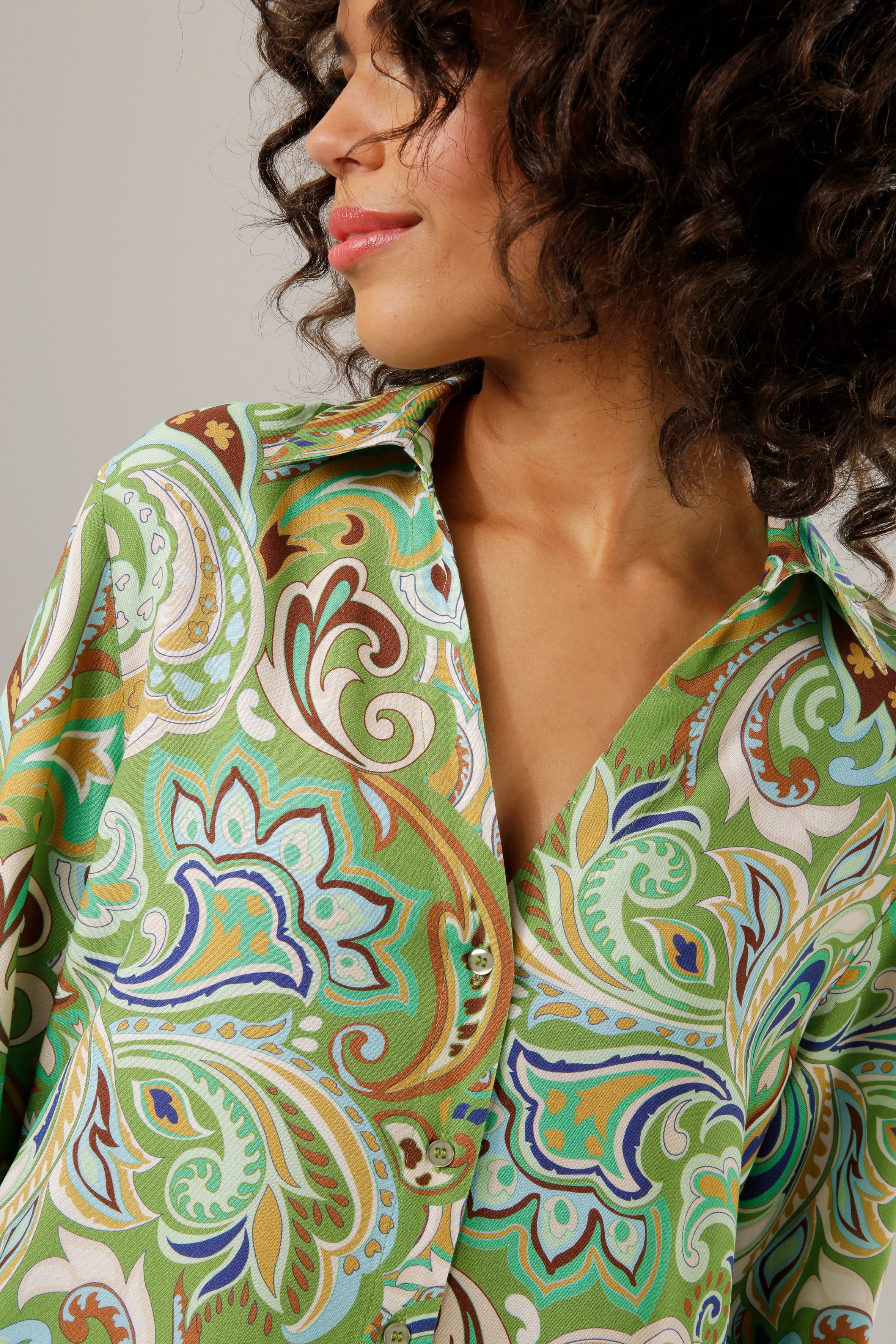 Aniston CASUAL Overhemdblouse grafische paisley-patroon - elk stuk is uniek