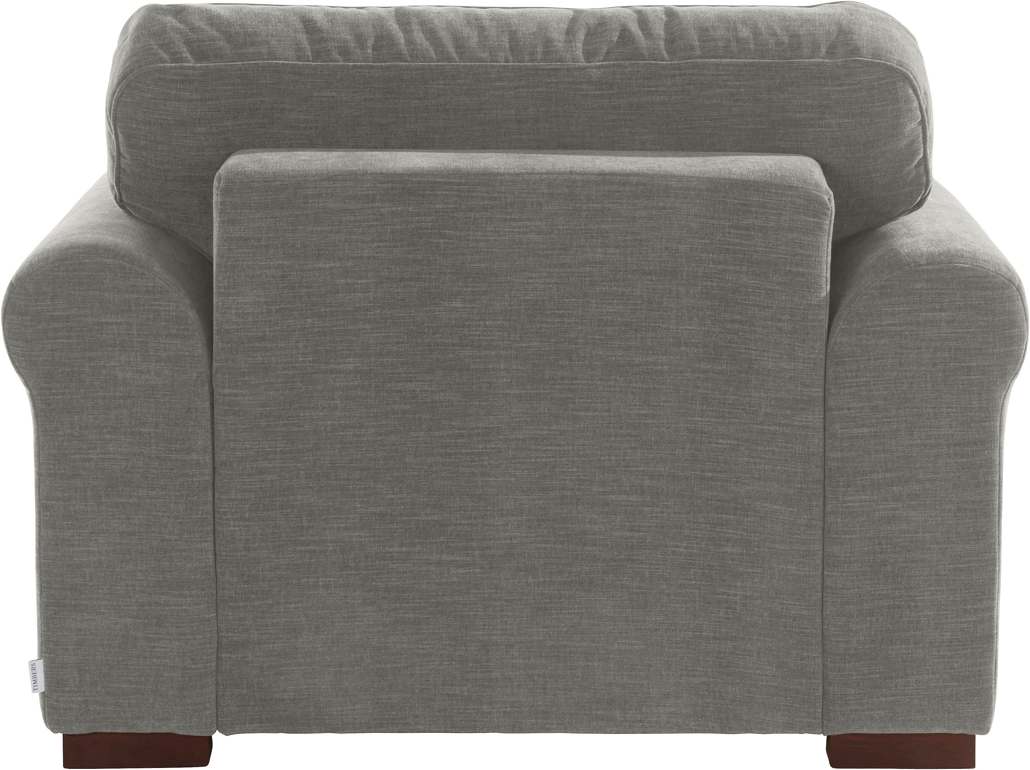 Home affaire Fauteuil Broughton zachte bekleding, passend bij de serie "broughton", in 3 soorten bekleding