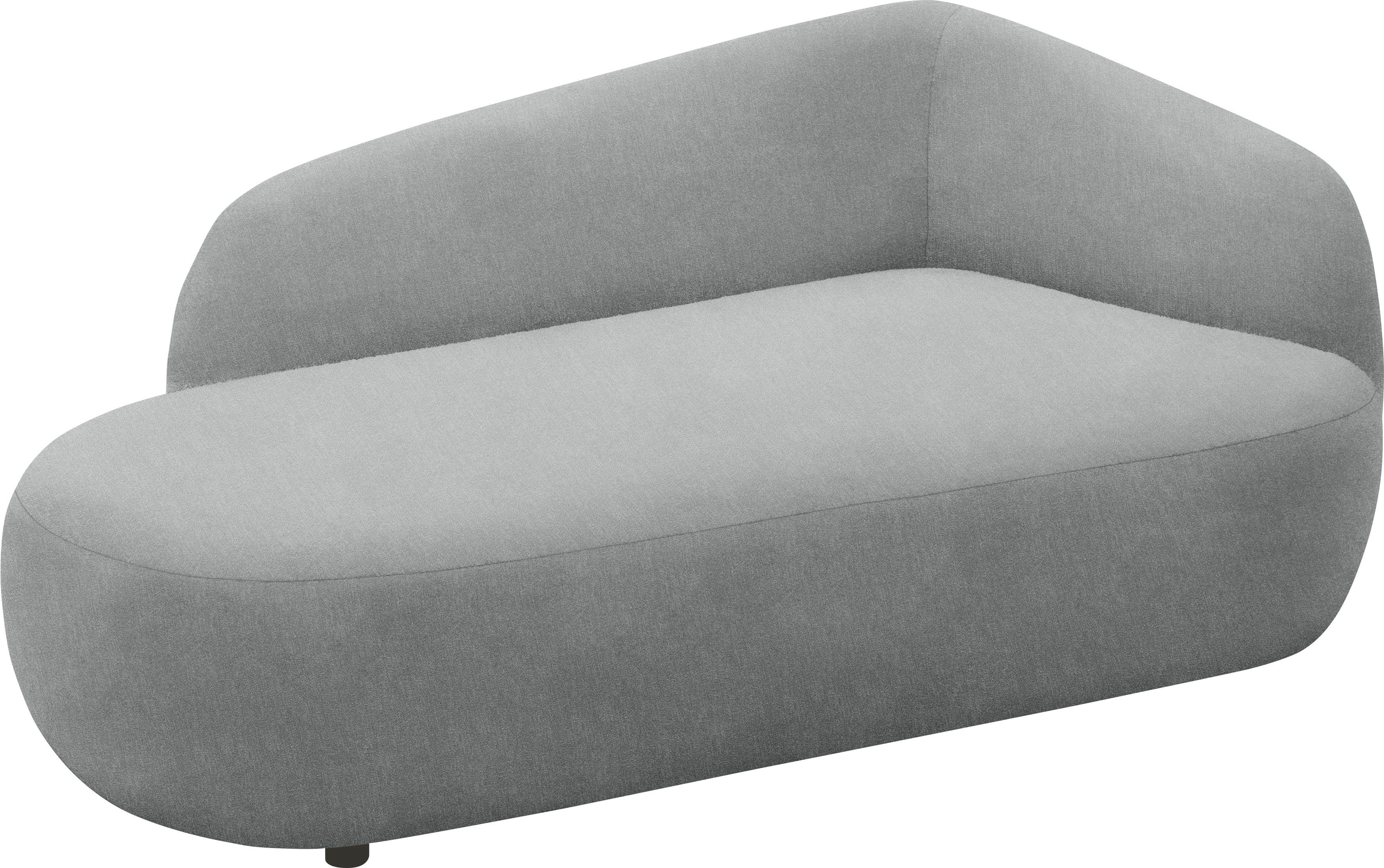 andas Récamier Björnar incl. reversible-sierkussen: bloemmotief, resp. uni, Binnenvering, armleuning links of rechts naar keuze, B/D/H: 183x105x75 cm