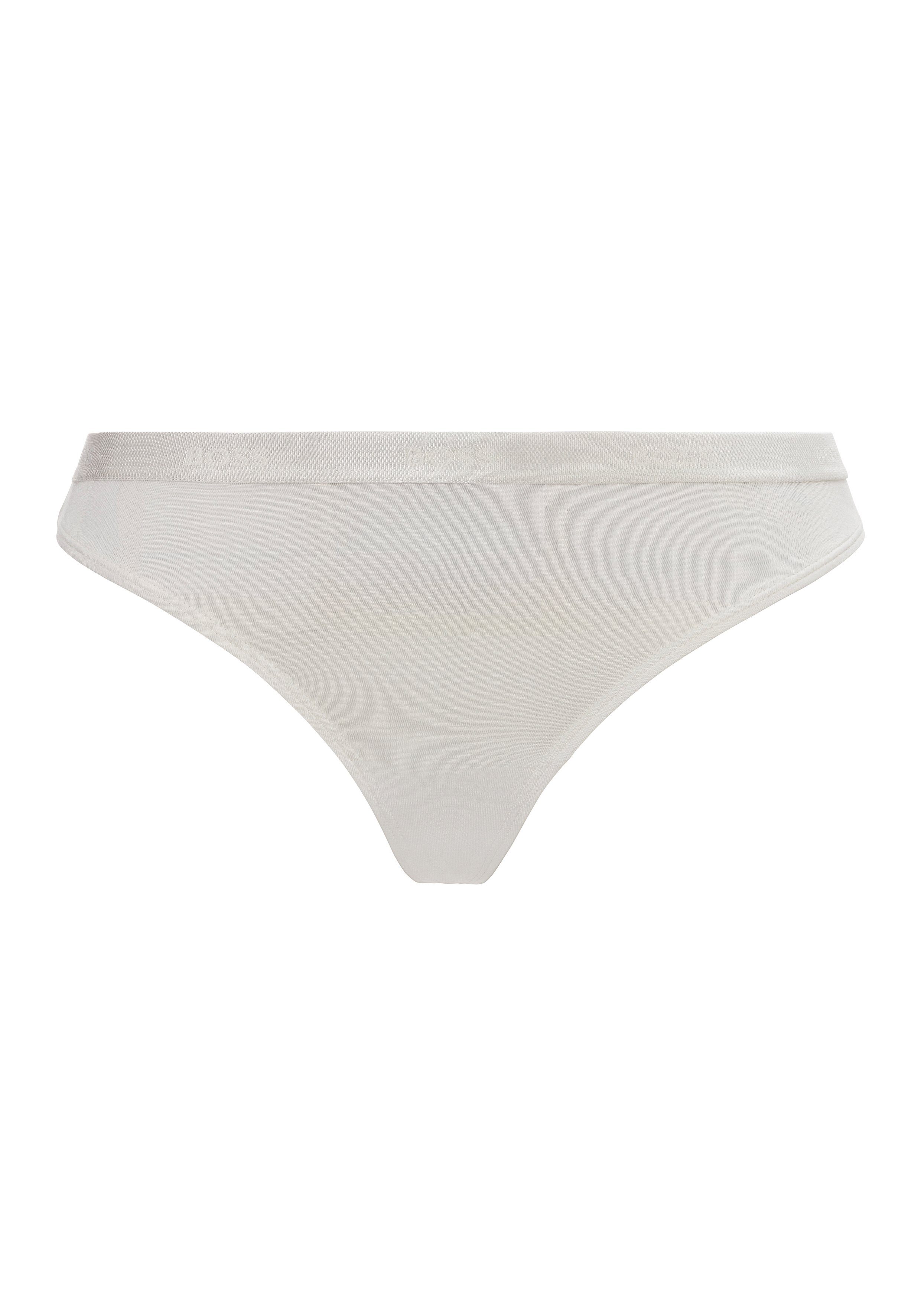 BOSS String THONG CI met boss logotekst op de tailleband