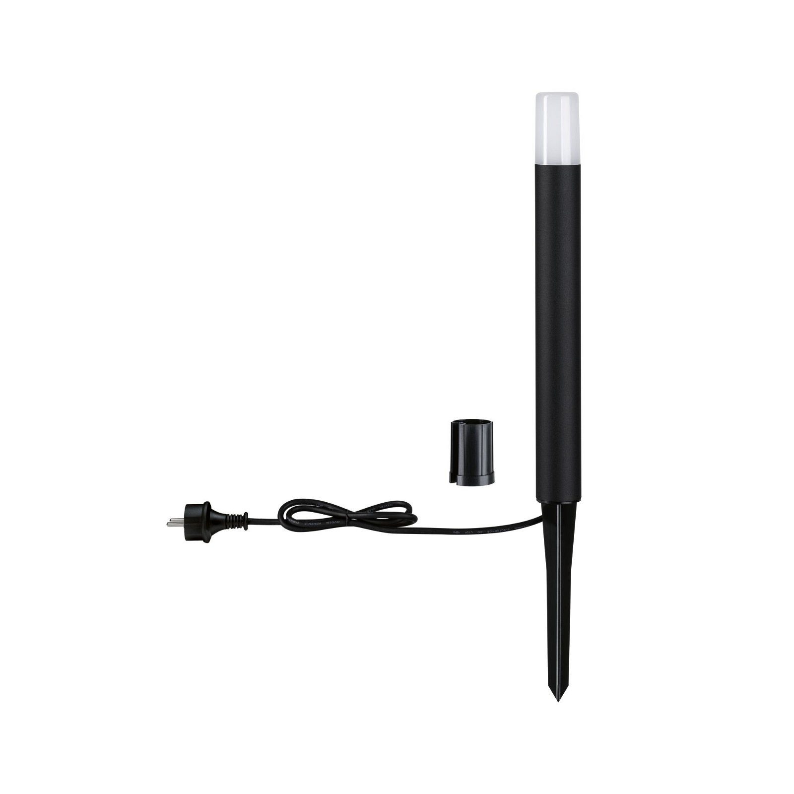 Paulmann Led-bolderlamp Flarea IP65 400mm 3000K 3,1W 280lm 230V Zwart Aluminium (1 stuk)