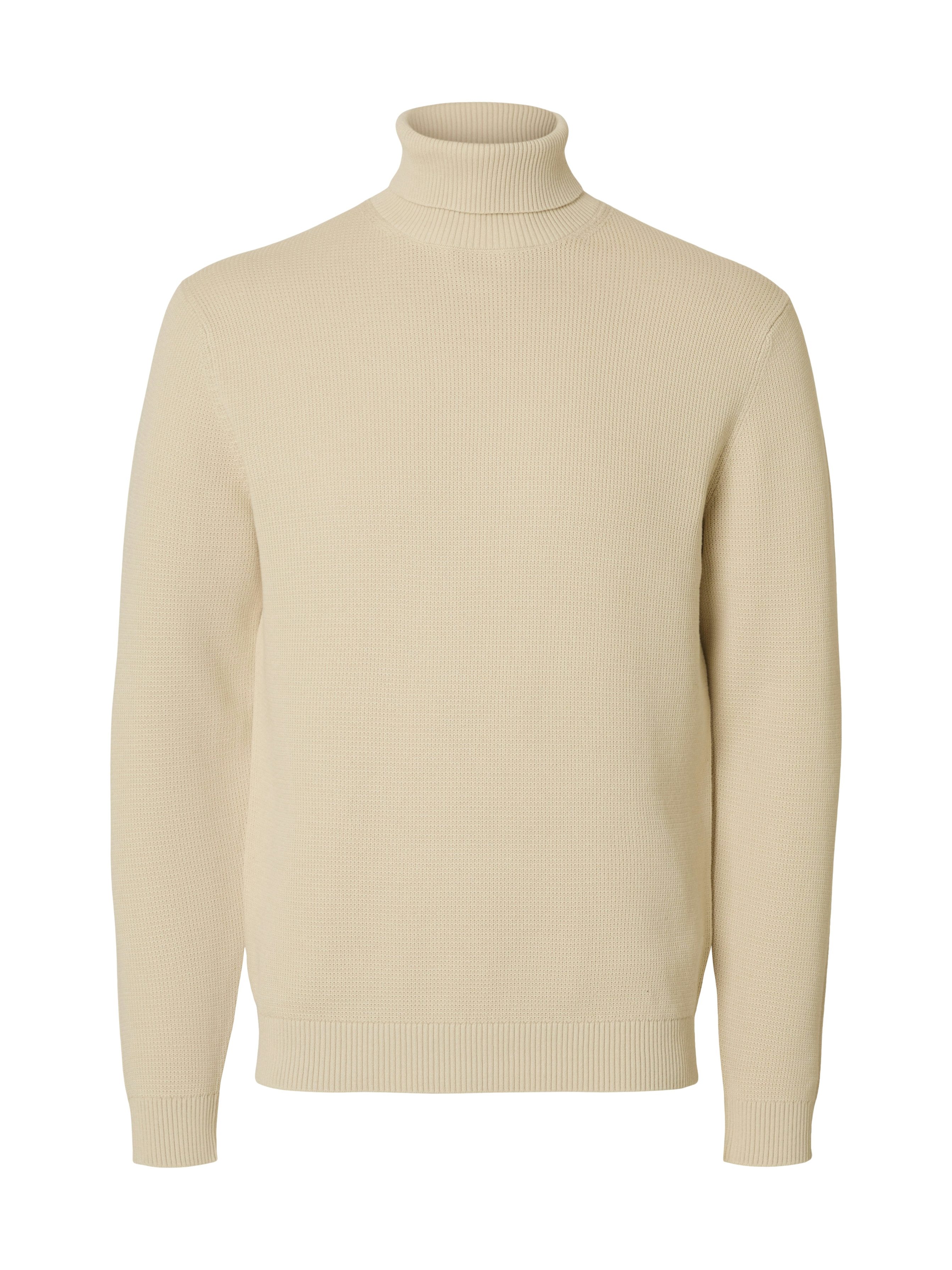 SELECTED HOMME Coltrui SLHDANE LS KNIT STRUCTURE ROLL NECK NOOS