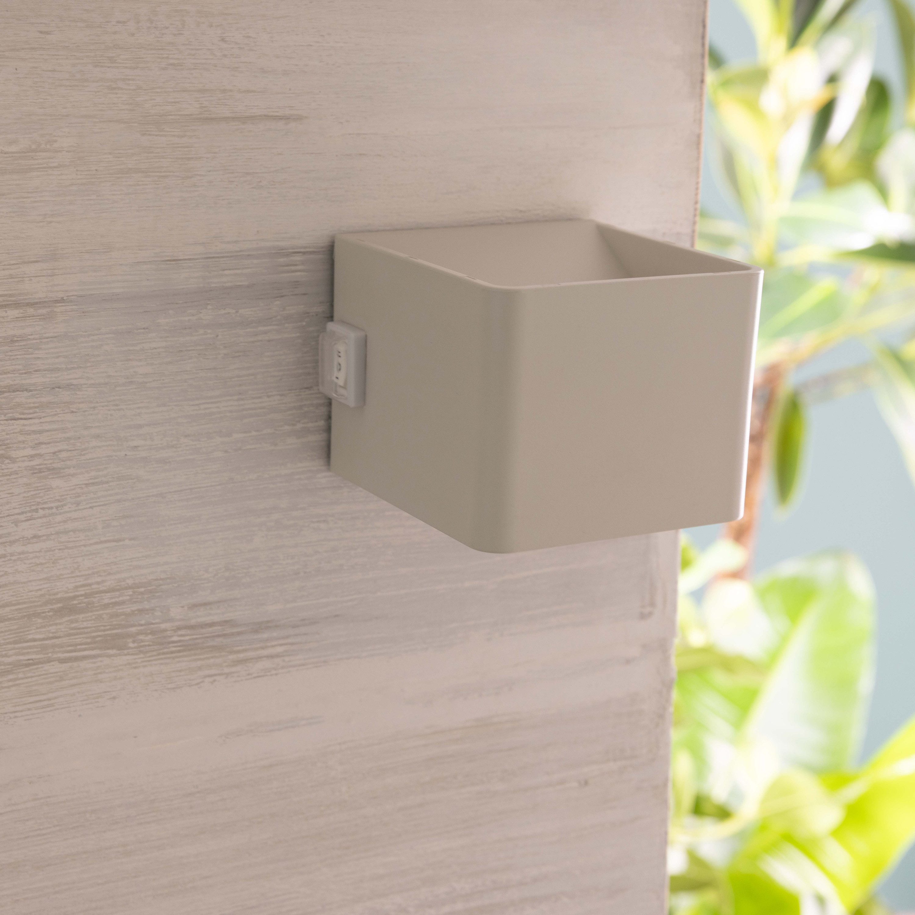 Brilliant Leuchten Wandlamp voor buiten Iseo - draagbare acculamp incl. magnetische plaat Accu, 300 lm, 3000 K, USB, zwart, mobiele buitenlamp, wandlamp (1 stuk)