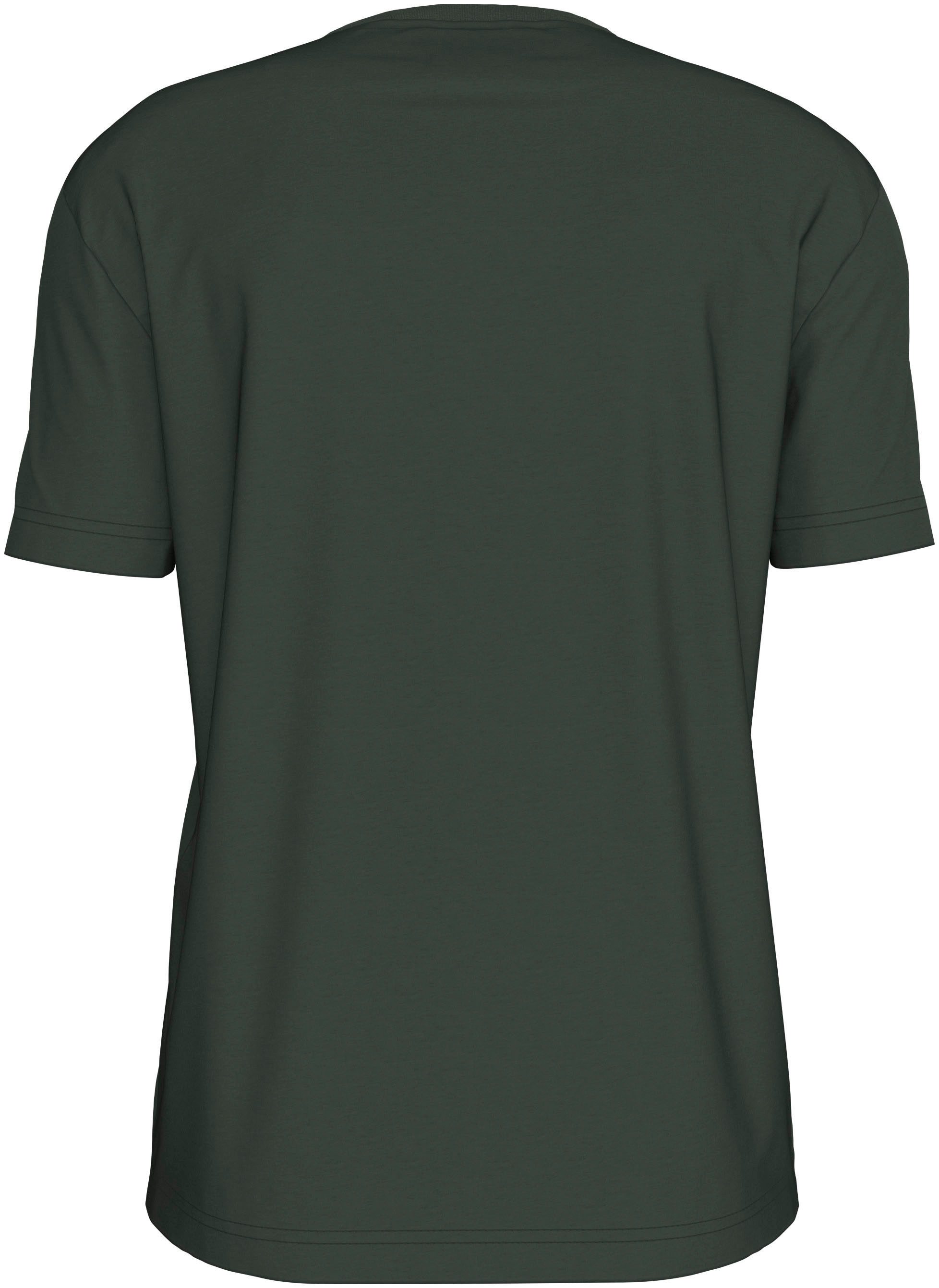 Calvin Klein T-shirt MICRO LOGO INTERLOCK T-SHIRT met -logo op de borst