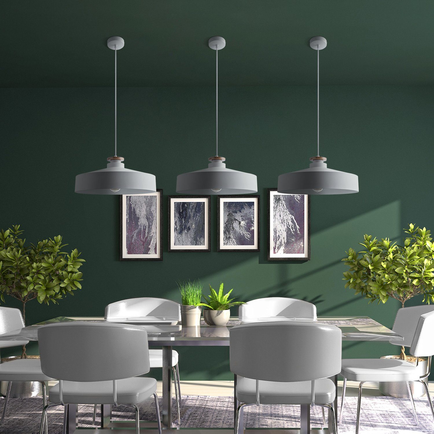 Paco Home Hanglamp JACK T Hanglamp eetkamer keukenlamp Eettafellamp Scandinavisch E27