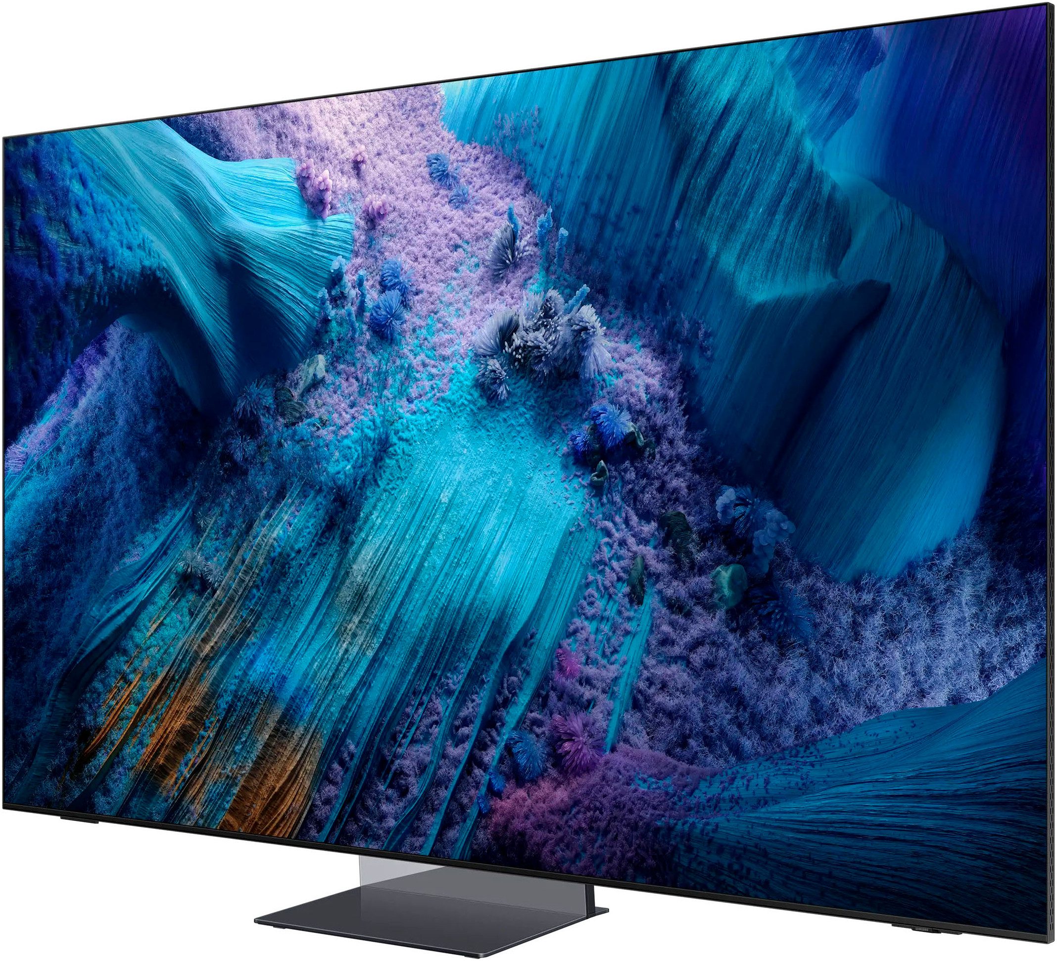 Samsung QLED-TV GQ85QN990FT QLED Mini LED-televisie, 8k ai upscaling pro & glare free, draadloze one connect box, art store