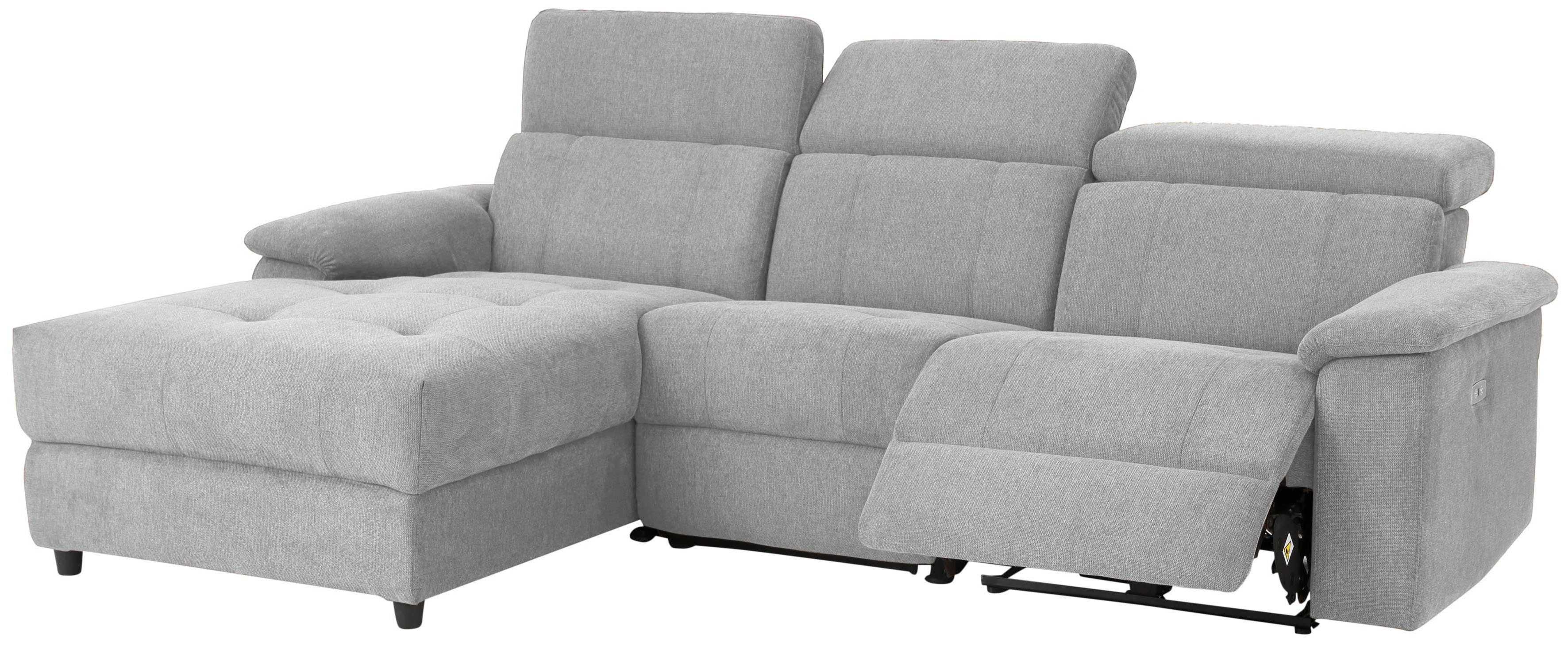 Home affaire Hoekbank Binado, L-vorm, met handmatige of elektrische relaxfunctie met usb-aansluiting