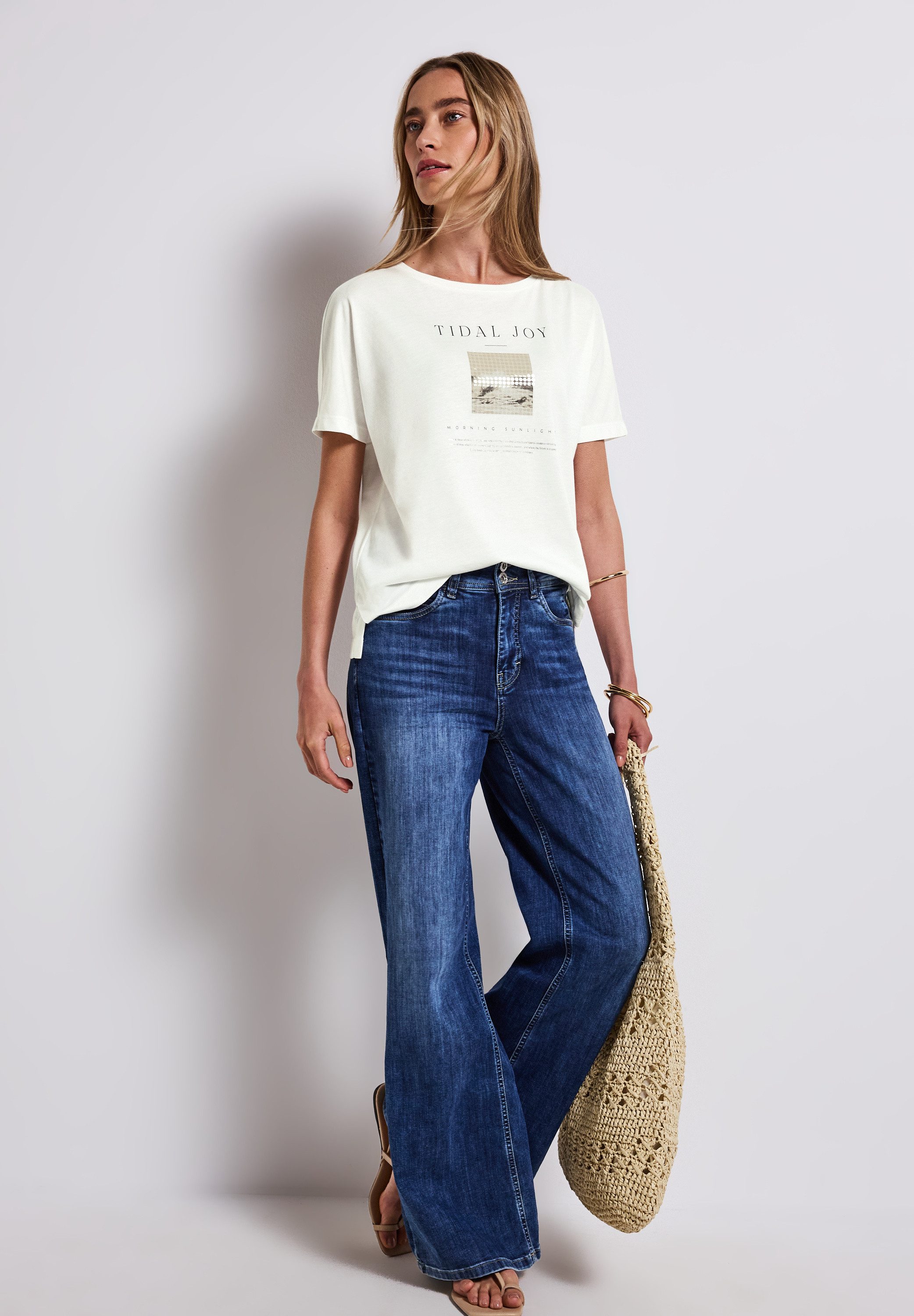 STREET ONE T-shirt met fotoprint