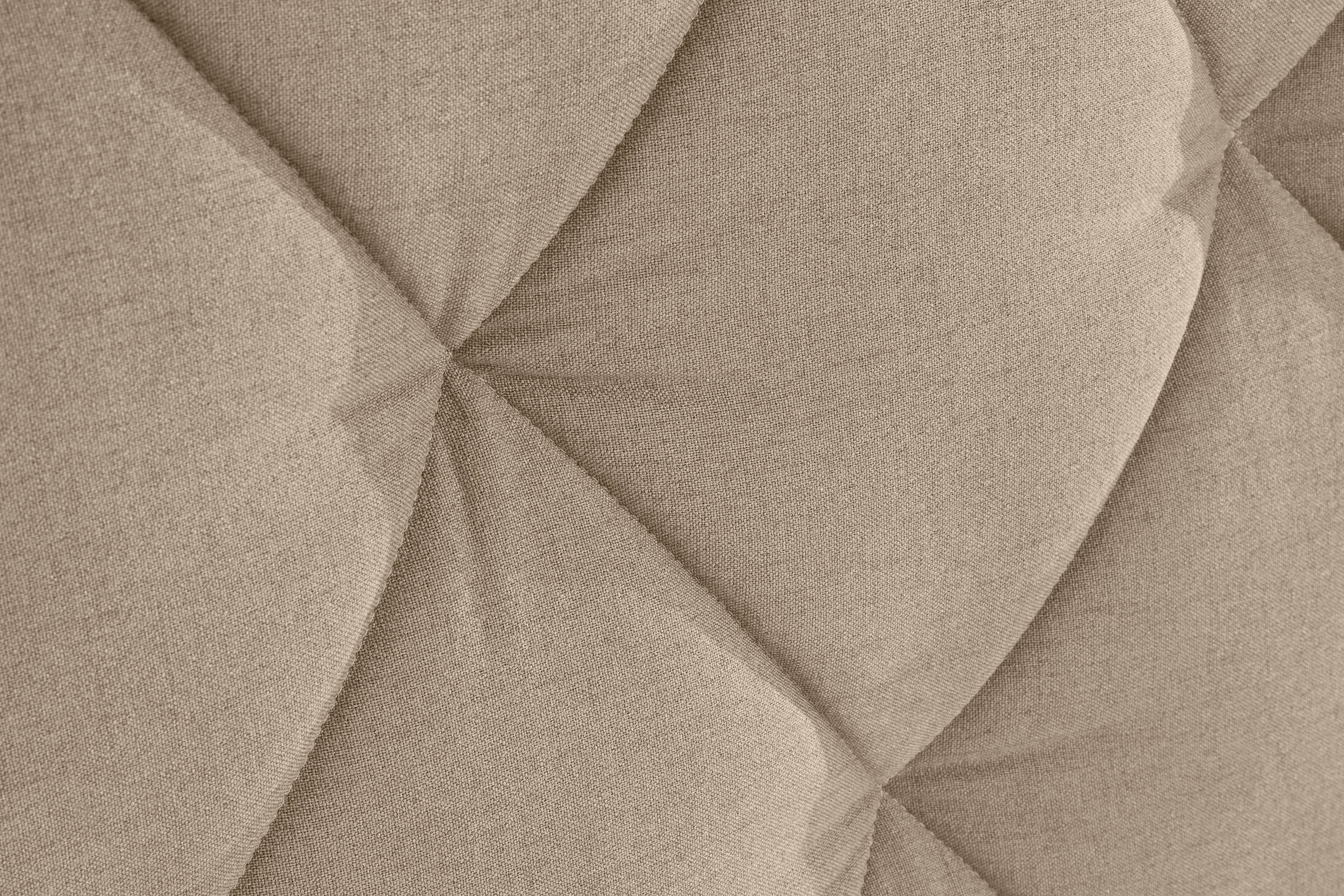 Home affaire Gestoffeerd bed Sunley 100 Kruisstiksel, hoofdbordhoogte 102 cm, zonder of met matras/lattenbodem