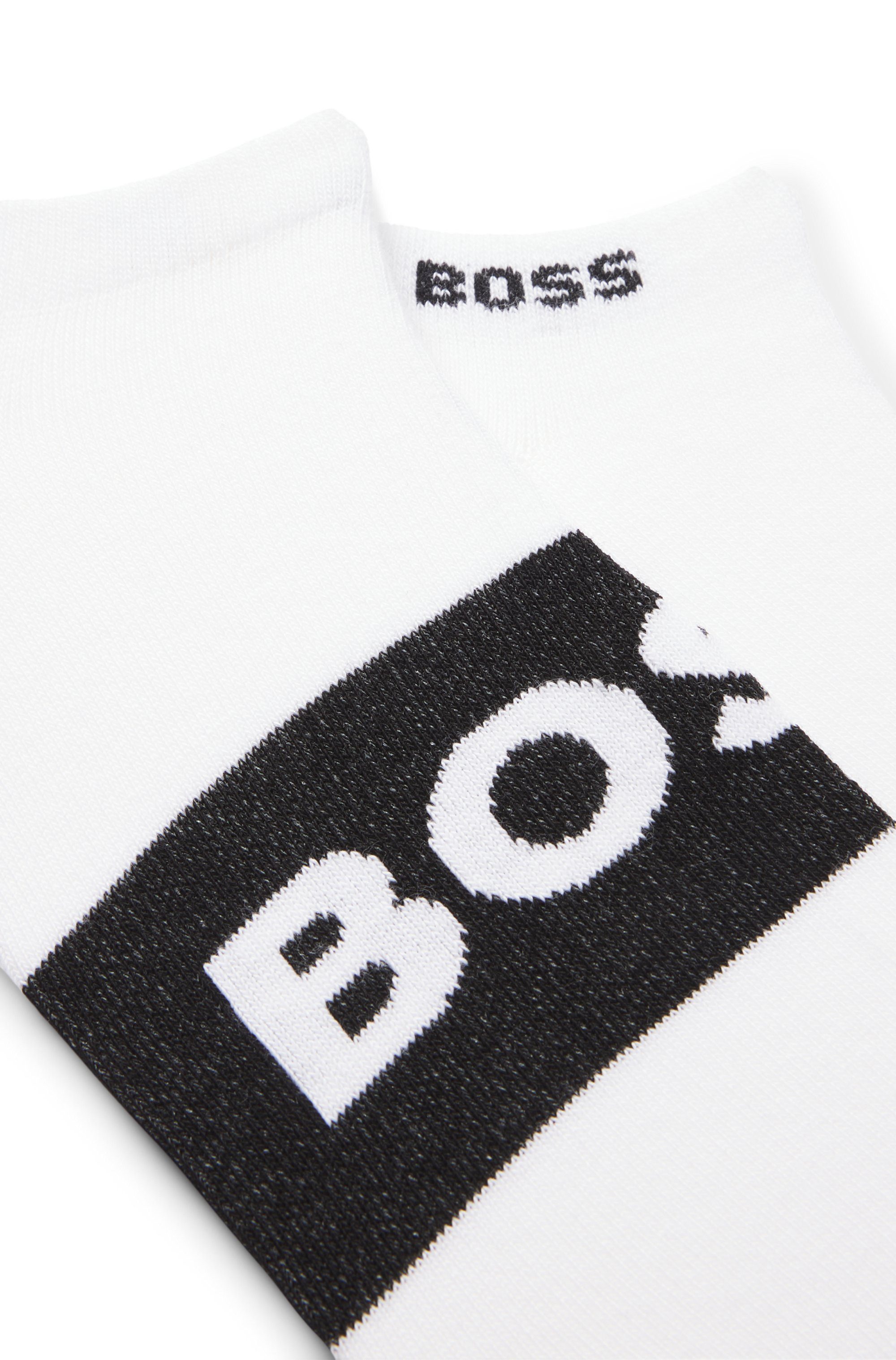 BOSS Business-sokken 2P AS Logo CC met groot, ingestrikt boss logo-opschrift (2 paar, Set van 2)