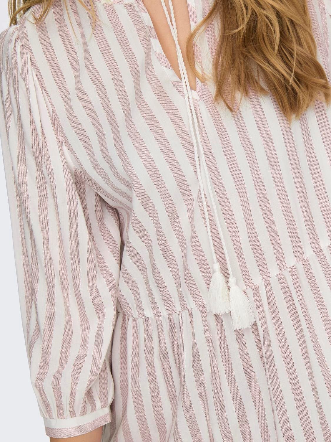 Only Tuniekjurk ONLKAYA 3/4 PUFF SHORT DRESS WVN NOOS