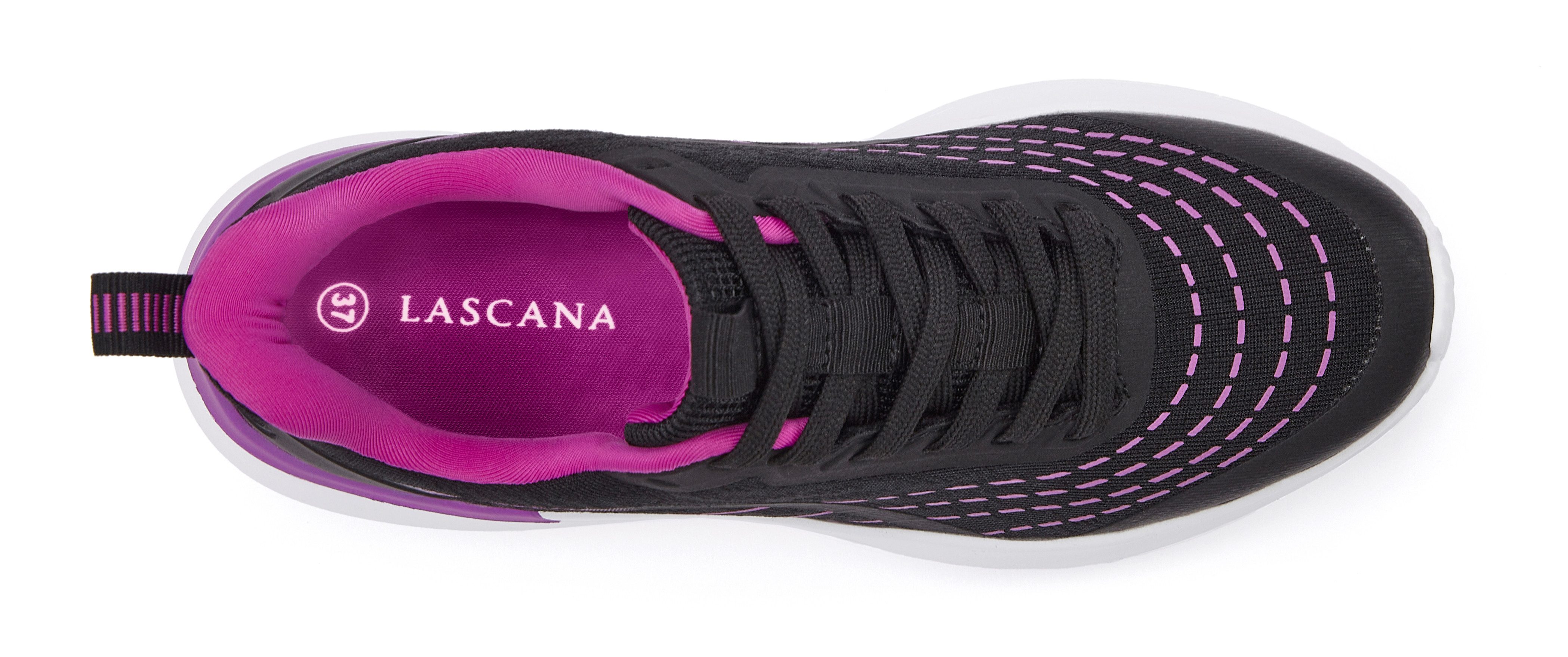 Lascana Sneakers Halfschoen, veterschoen, vrijetijdsschoen