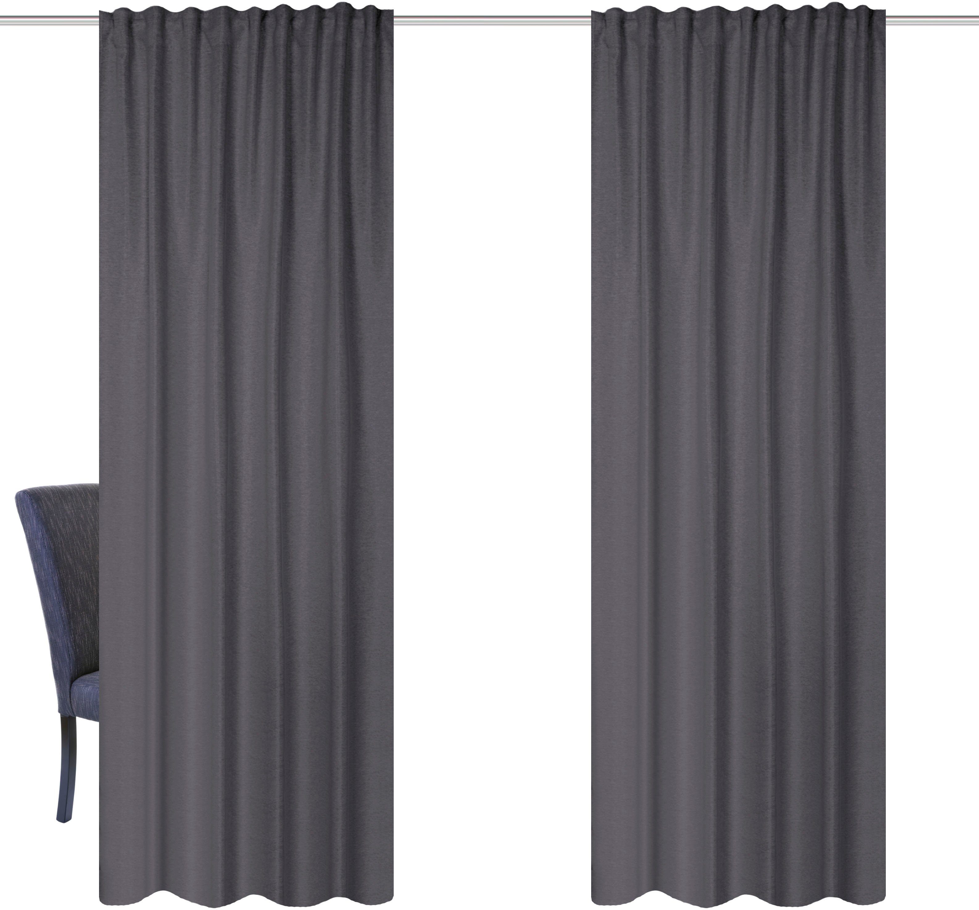 Home Basics Gordijn 2er JOHN Verduisteringsgordijn (2 stuks)