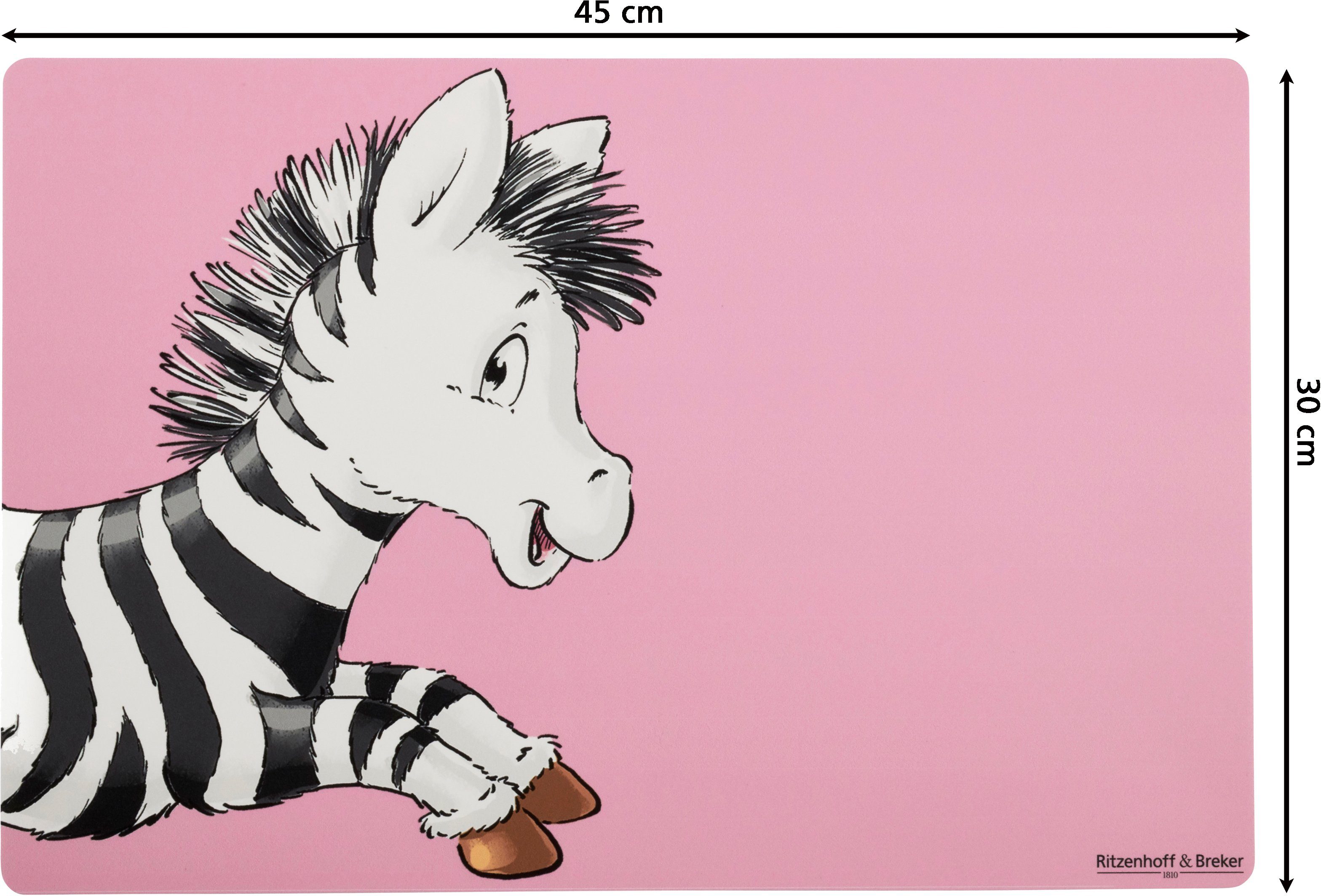 Ritzenhoff & Breker Set placemats Happy Zoo gemakkelijk te onderhouden kunststof, met dier-motieven (set, 5 stuks)