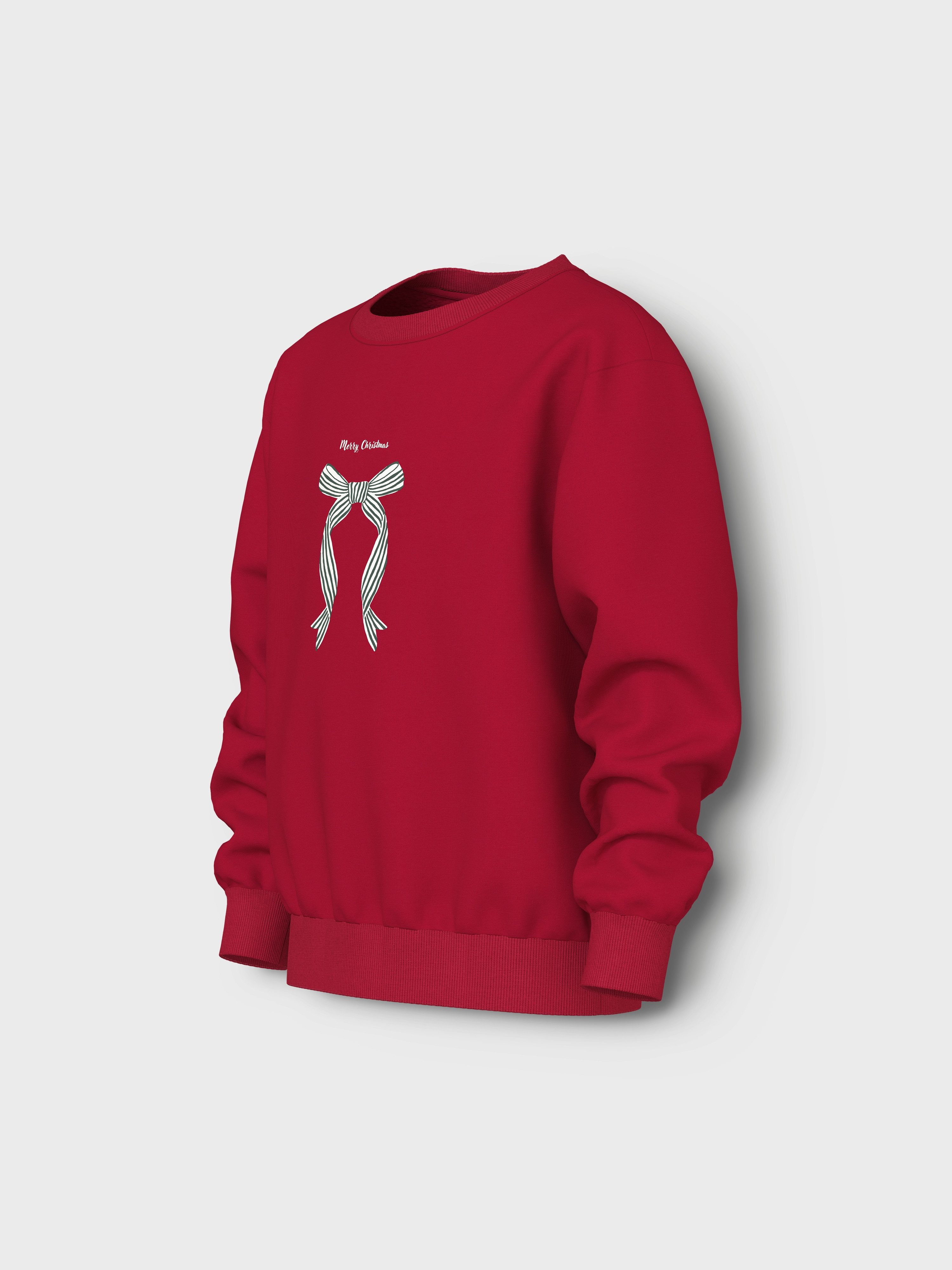Name It Sweatshirt NKFVISMAS LS NREG SWEAT BRU