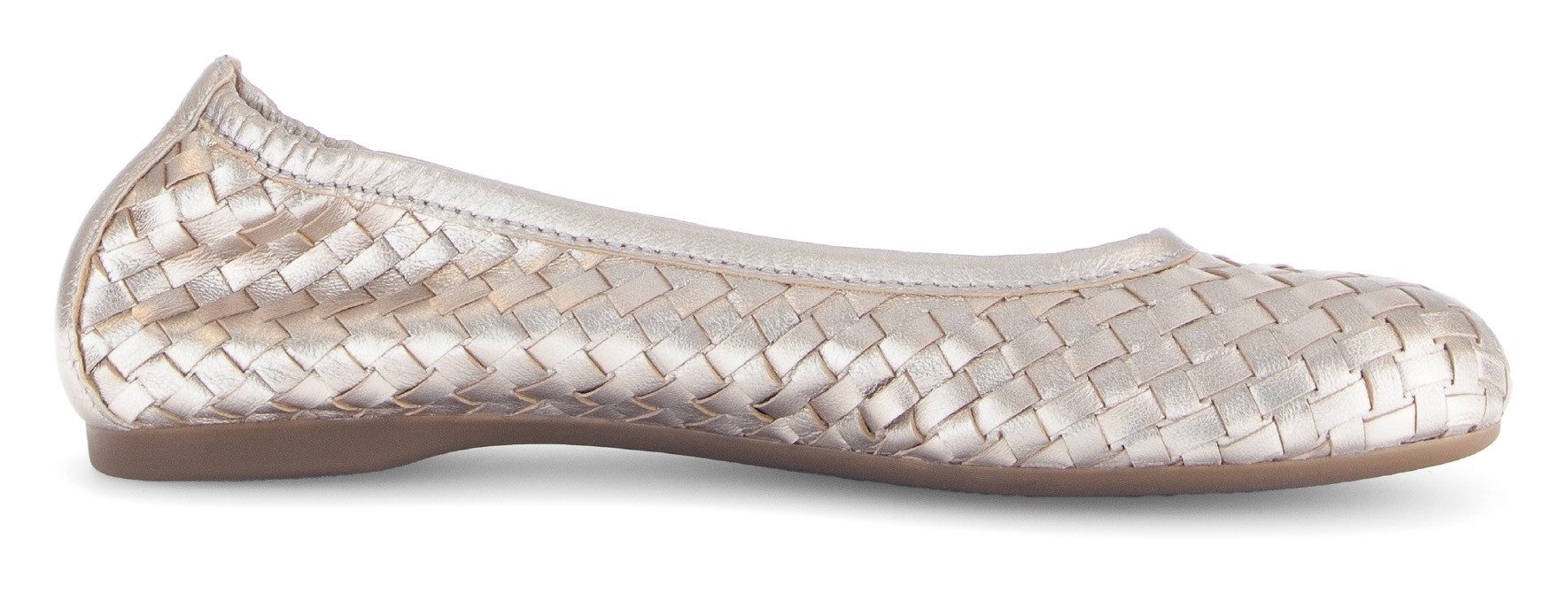 Gabor Ballerina's , instapschoen, lenteschoen, zakelijke schoen met mooi vlechtpatroon