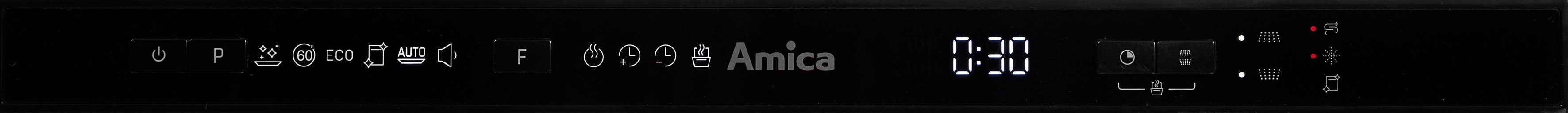 Amica Volledig geïntegreerde vaatwasser EGSPV 586 901, 81,5 cm x 44,8 cm