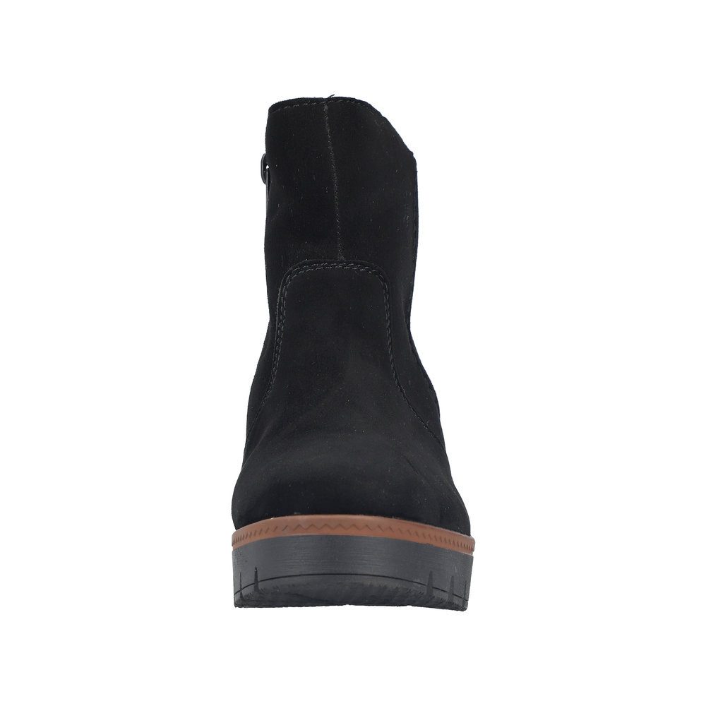 Rieker Winterlaarsjes , wedge boots, basic enkellaars met binnenrits, smalle vorm