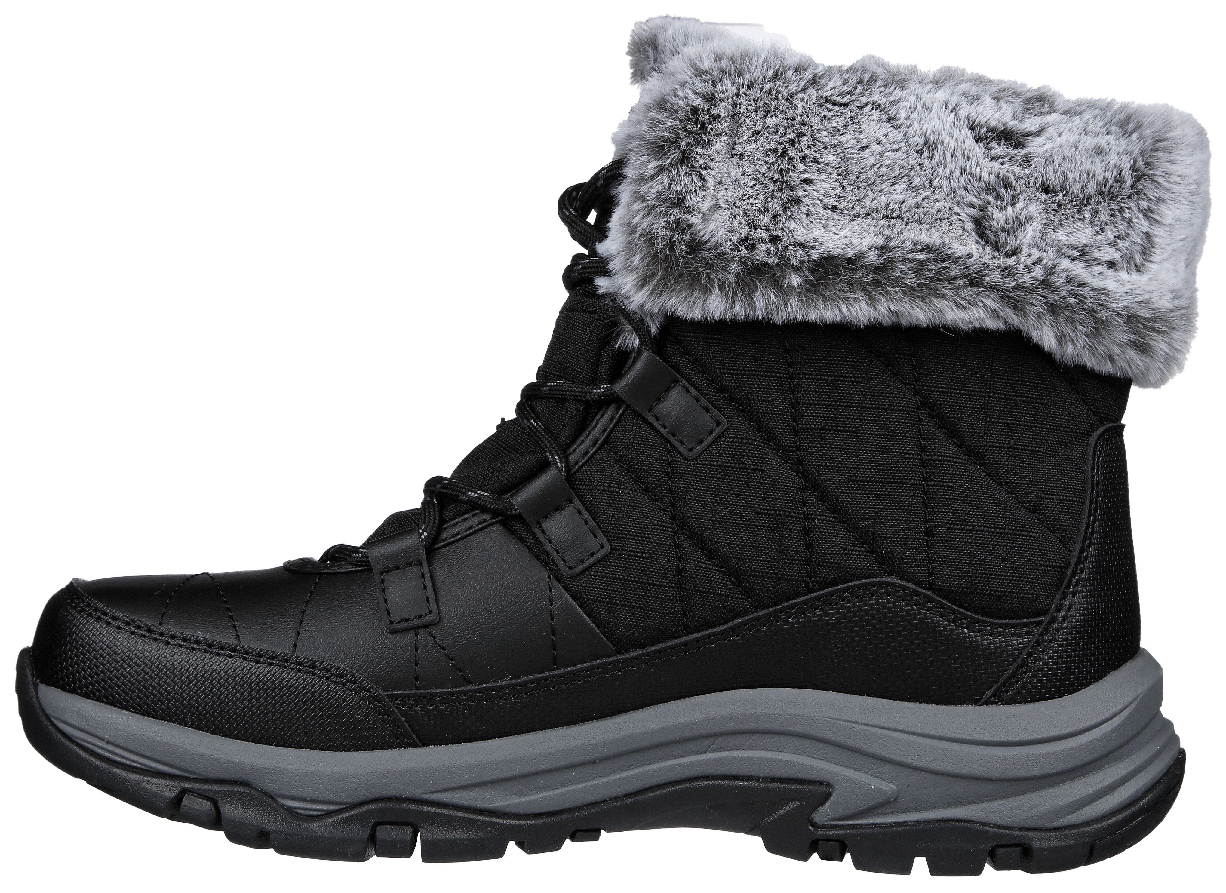 Skechers Winterlaarzen TREGO- Sneeuwlaarzen met faux-bont afwerking