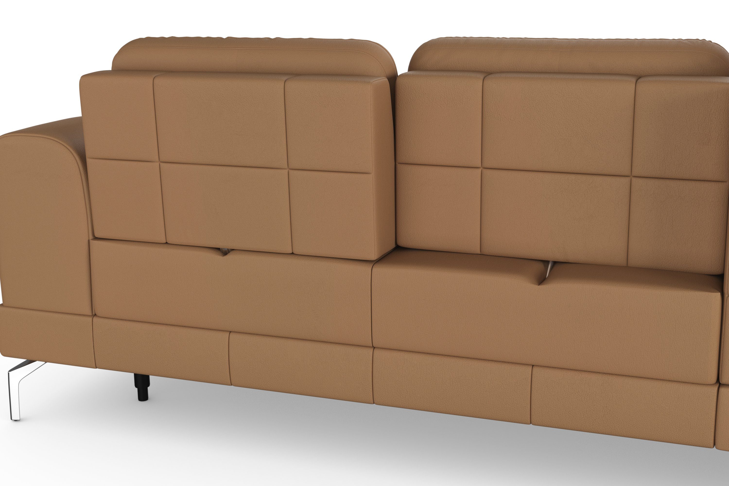 sit&more Hoekbank Bendigo L-vorm inclusief zitdiepteverstelling, bodemvrijheid 15 cm, 2 pootkleuren