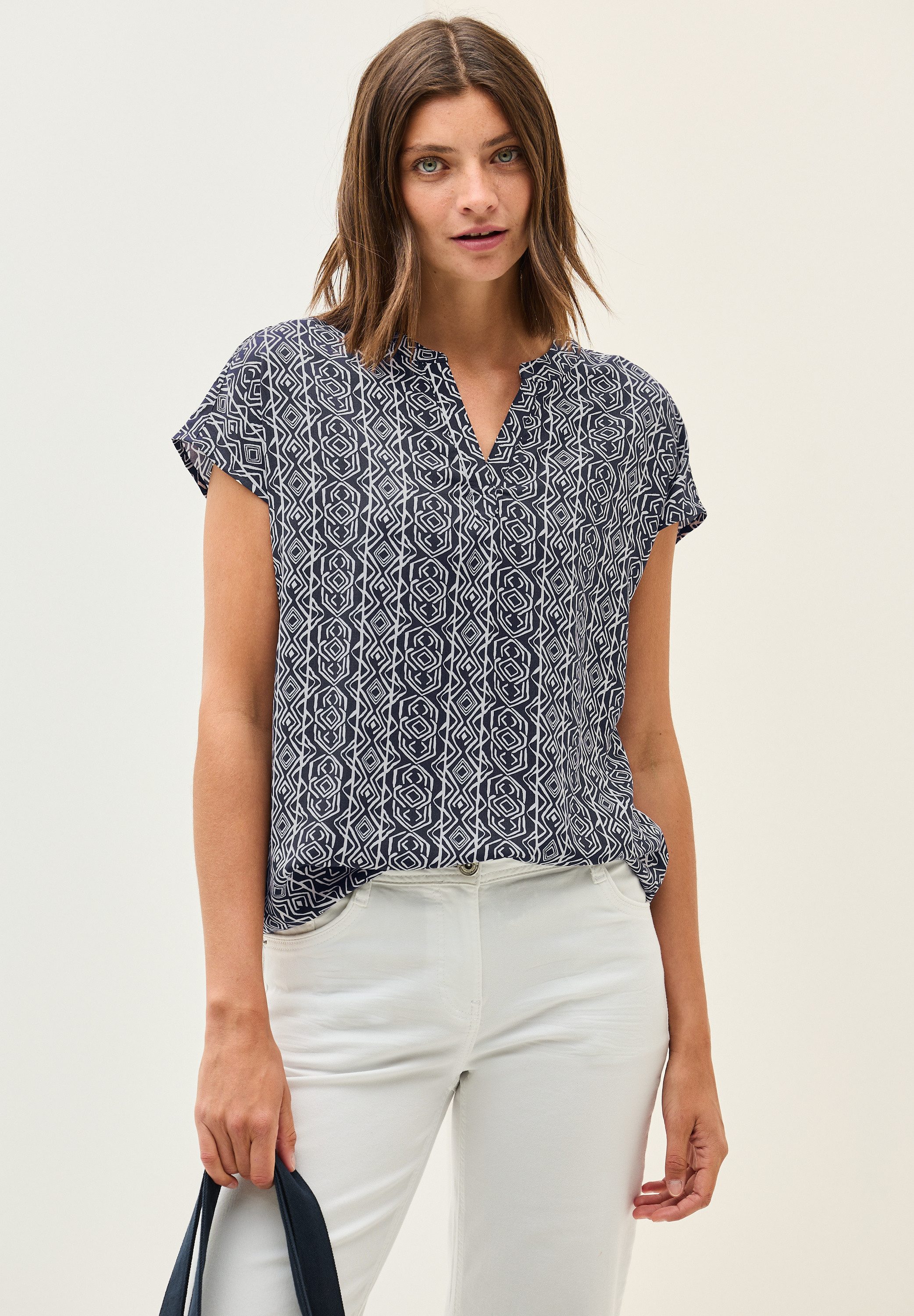 Cecil Blouse met korte mouwen met print all-over