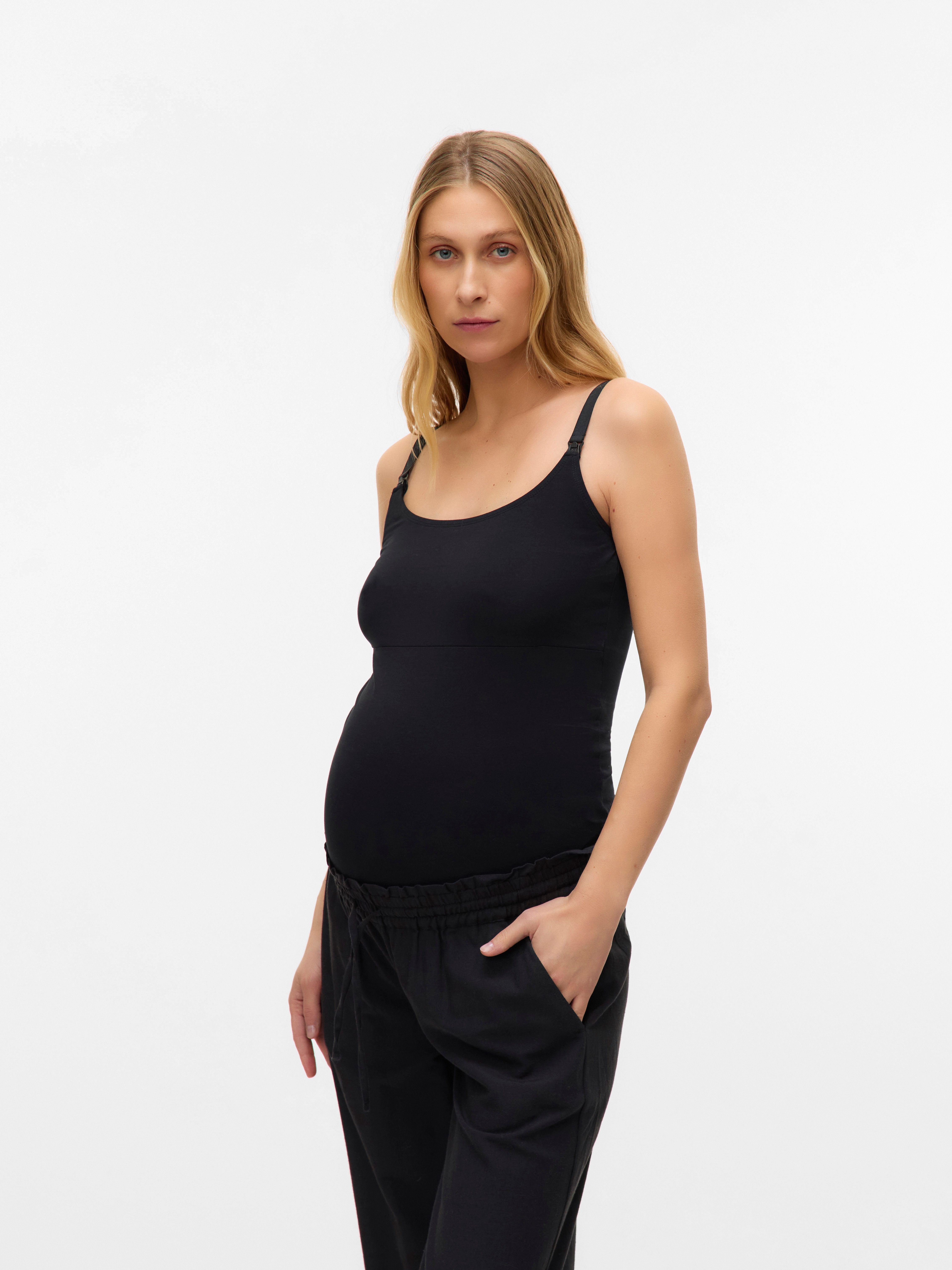 Mamalicious Zwangerschapstop MLKERRIE STRAP JRS TOP 2F 2-P NOOS (set 2-delig)