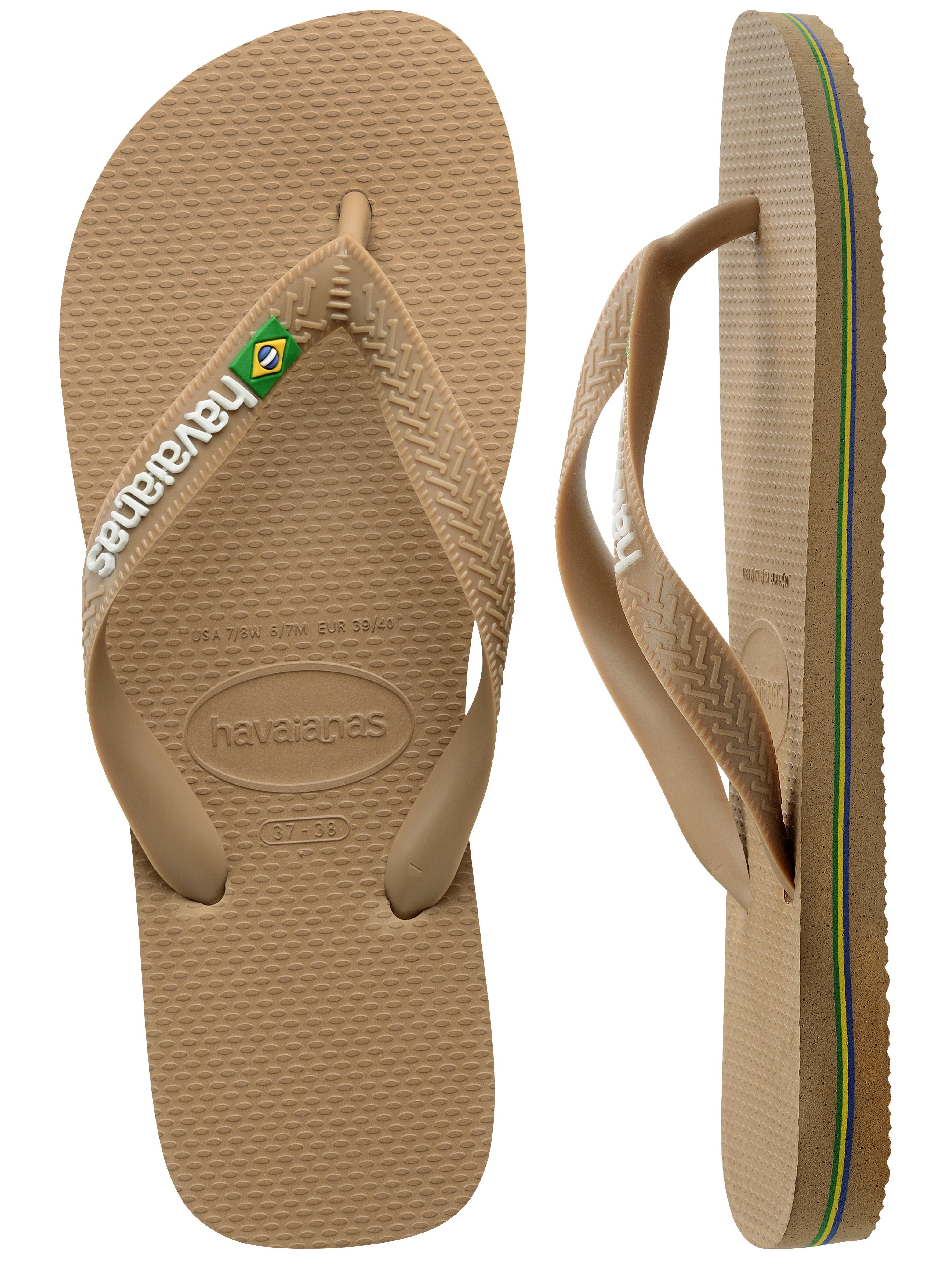 Havaianas Teenslippers Brasil Logo zomerschoen, slippers, poolslides met logo-opschrift