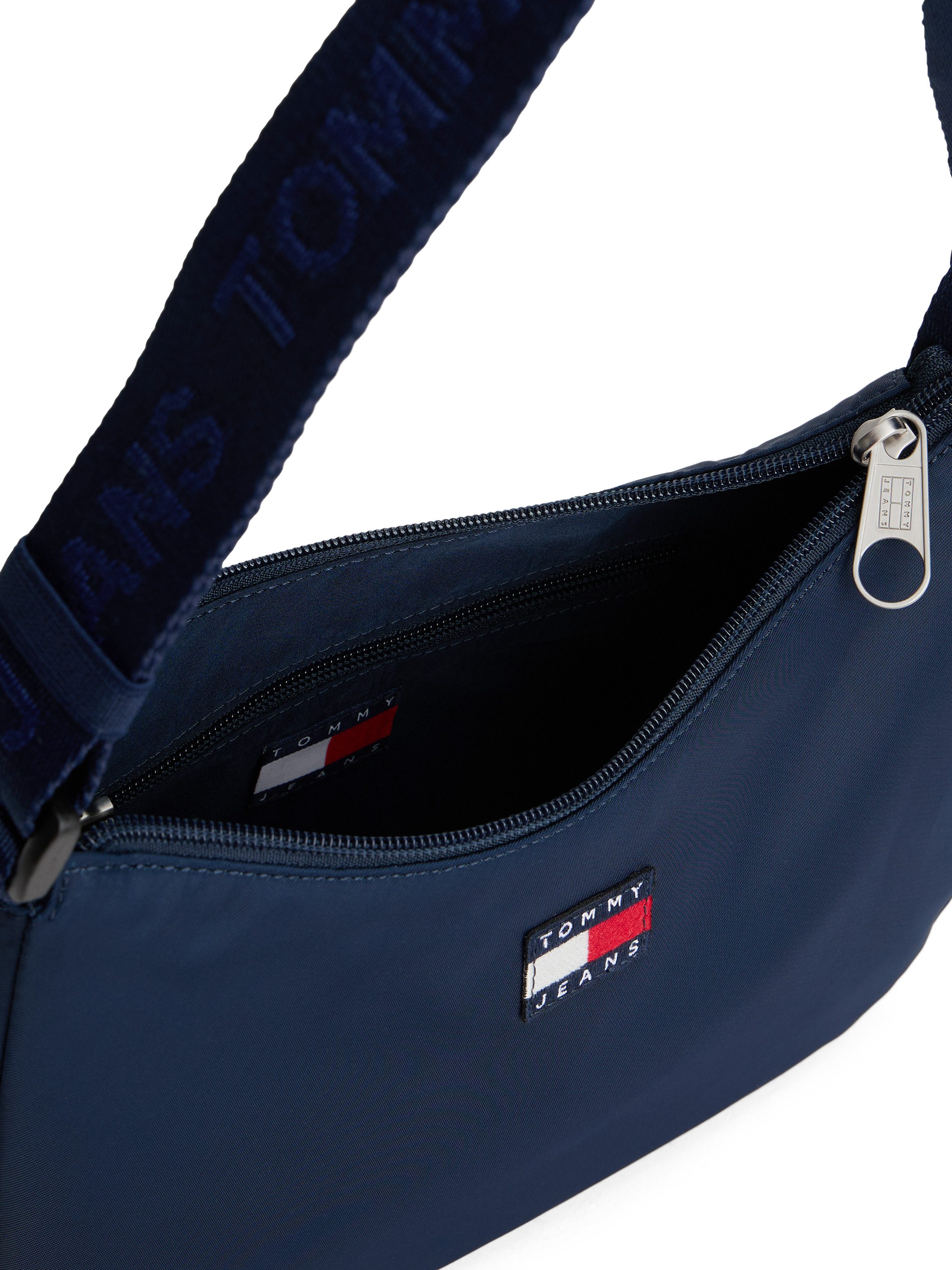 TOMMY JEANS Schoudertas TJW ESS DAILY SHOULDER BAG , dames draagtas met logo bedrukte riem