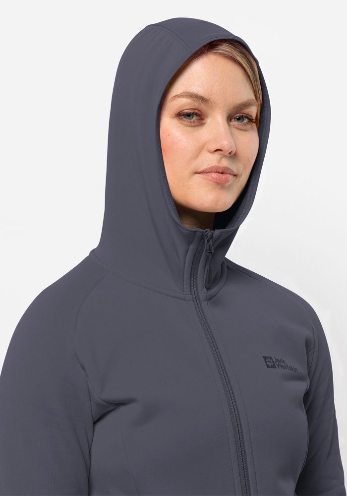 Jack Wolfskin Fleecejack BAISELBERG HOODED FZ W