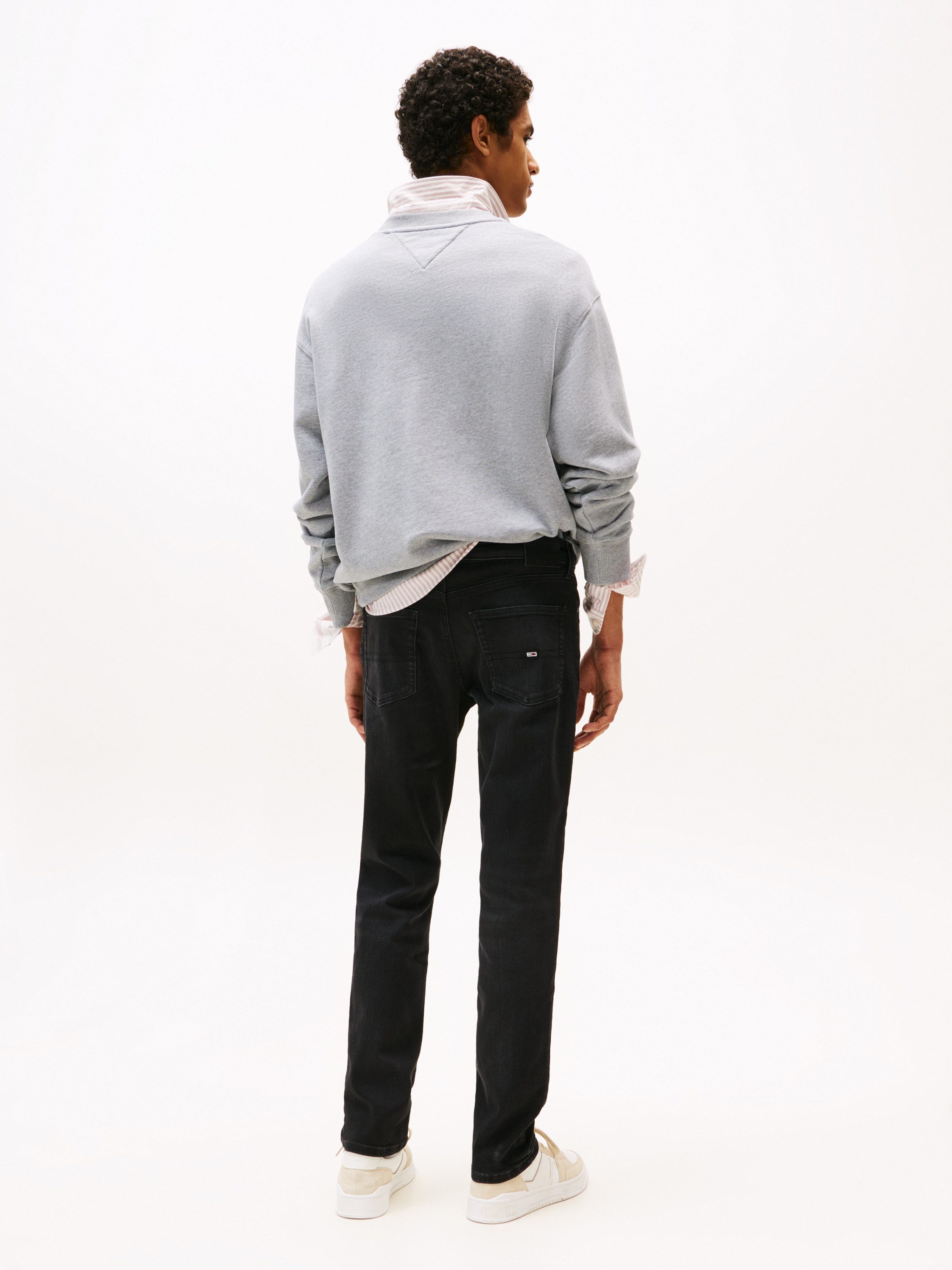 TOMMY JEANS Slim fit jeans SCANTON SLIM met gestempeld logo