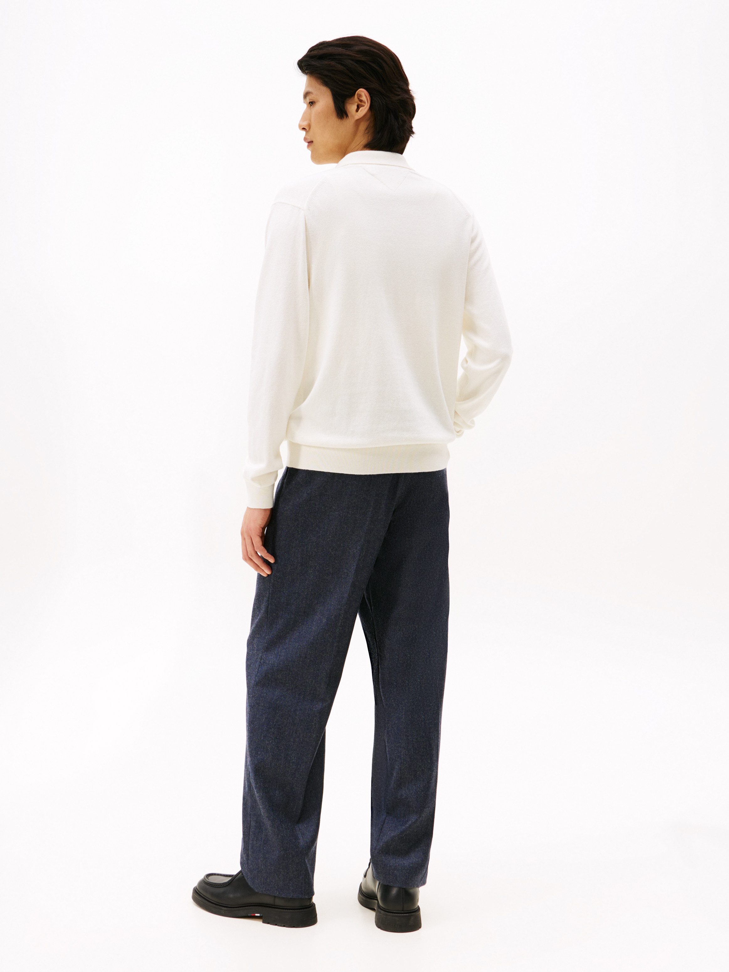 Tommy Hilfiger Trui met polokraag PIMA ORG CTN CASHMERE LS POLO