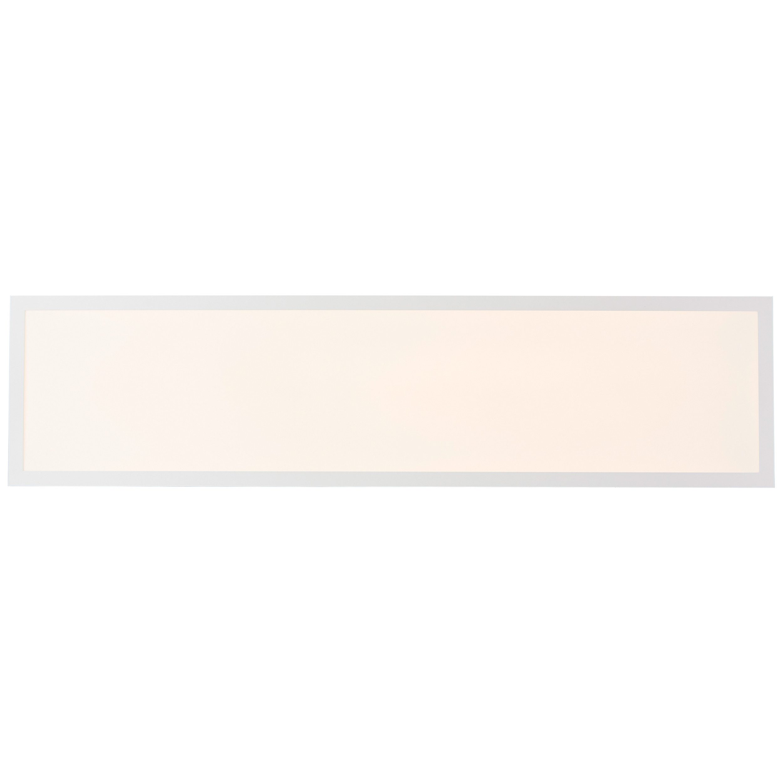 Brilliant Leuchten Led-paneel Briston 25 x 100 cm, 2400 lm, 2700 k, 24 w, aluminium, wit