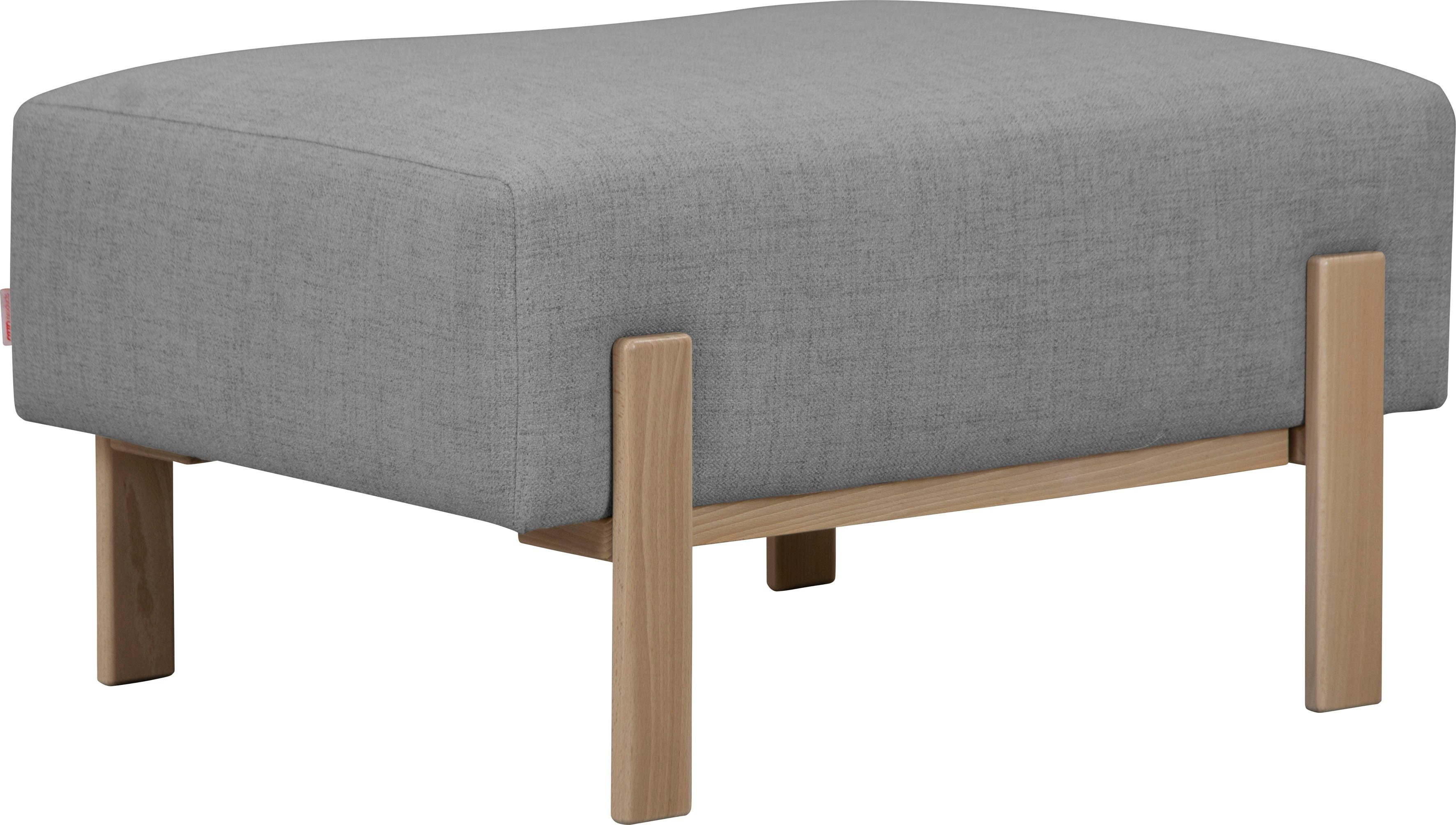 OTTO products Hocker Hanne Verschillende stofkwaliteiten: katoen met linnen, gerecycled polyester va