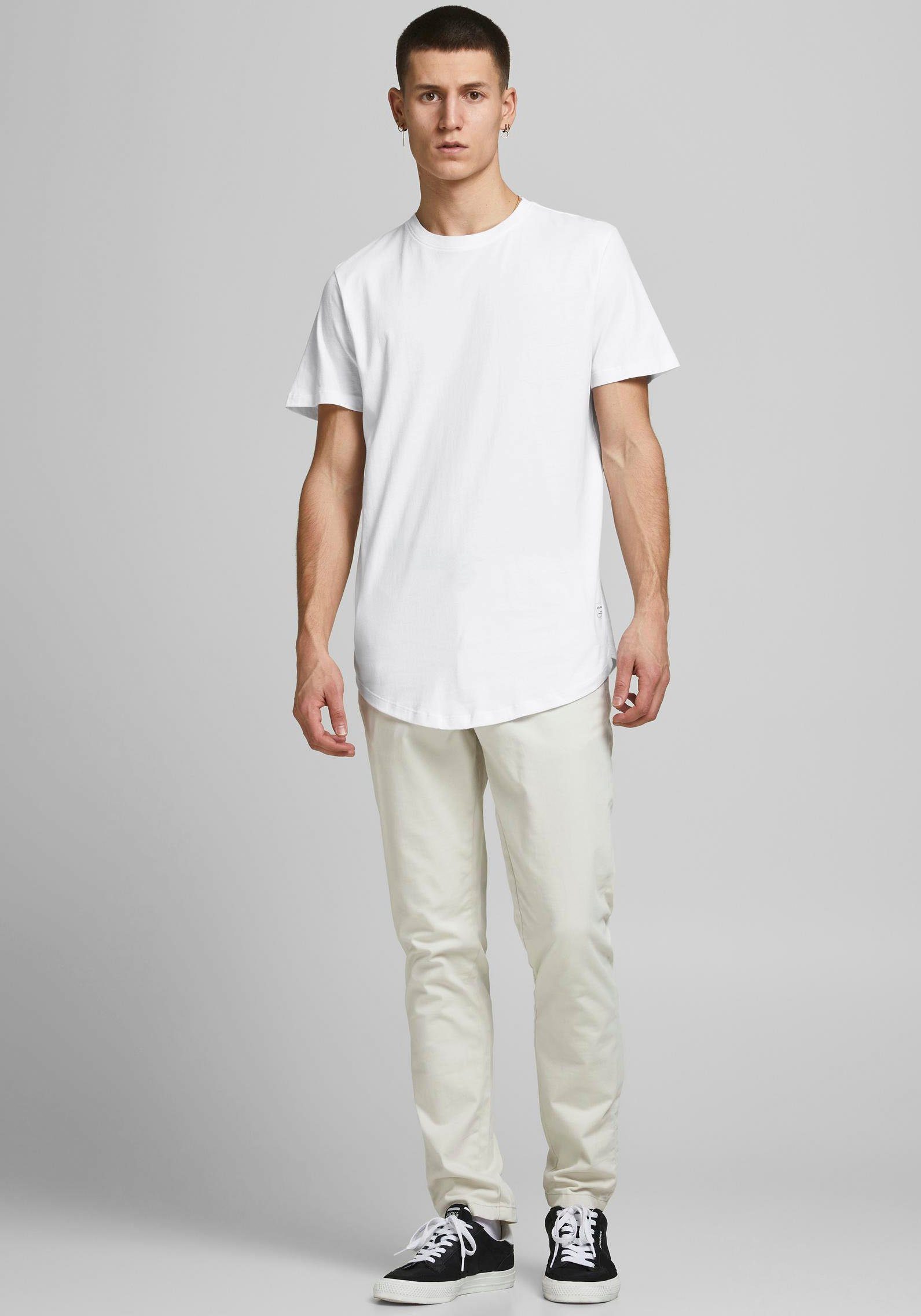 Jack & Jones Shirt met ronde hals JJENOA TEE SS CREW NECK 3PK MP NOOS (3-delig, Set van 3)