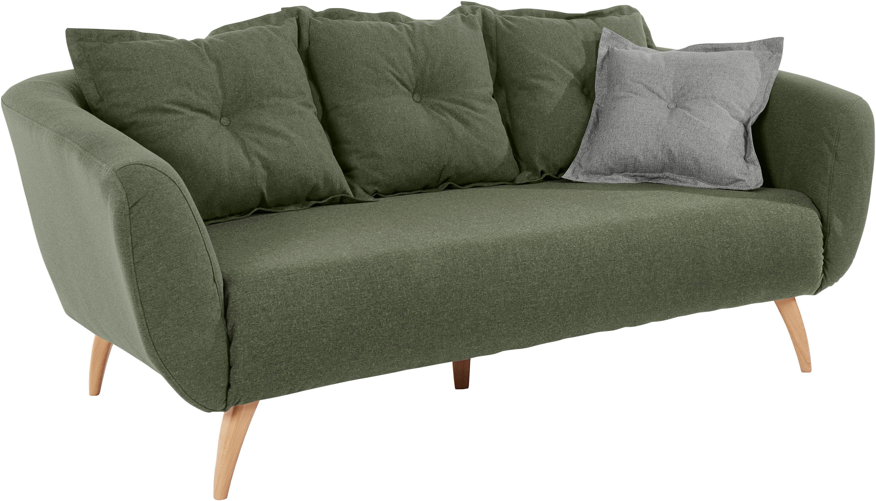 Home affaire 2,5-zitsbank Baggio modern en romantisch design, comfortabel