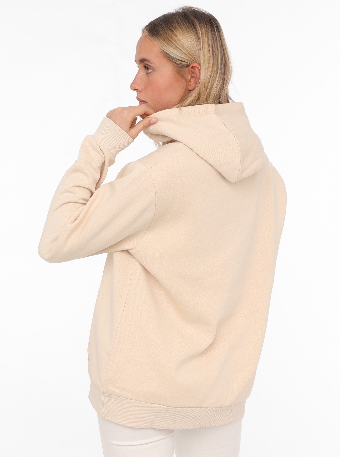 Zwillingsherz Hoodie Wild Free met pailletten, koord en binnenkant van de capuchon in -look