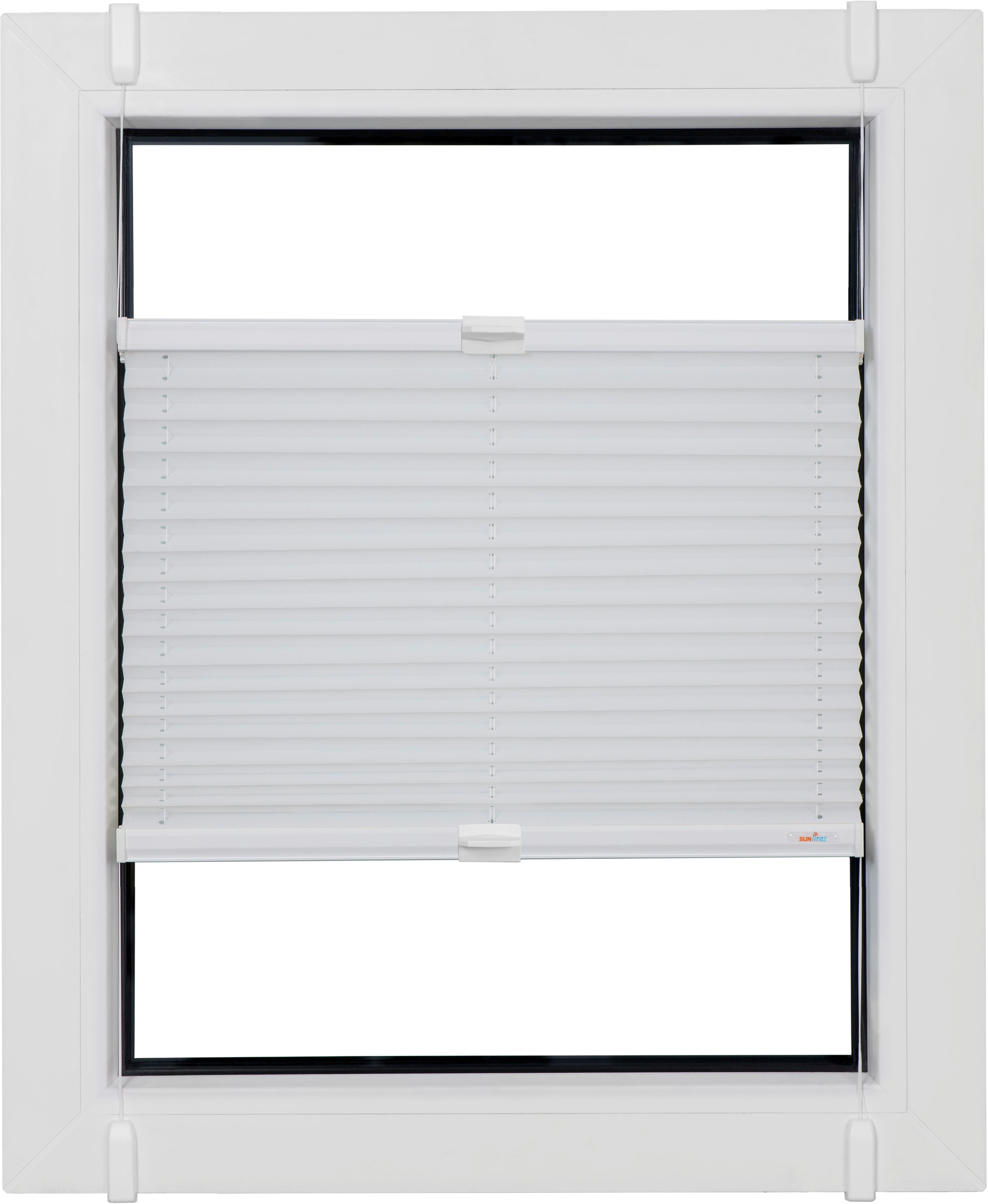 sunlines Plissé One Size Style Crepe Accessoirekleur wit, om te klemmen (1 stuk)