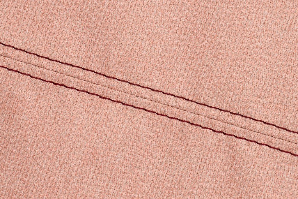DOMO collection Hoekbank Florentina tijdloos en elegant, zitnaden als designelement, L-vorm